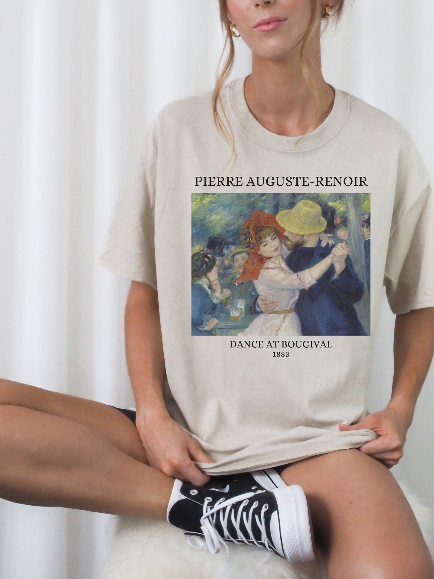 Renoir Impressionist Famous Painting Dark Academia Tee Shirt Light Academia Artsy Aesthetic Classical Gilmore Art Lover Gift