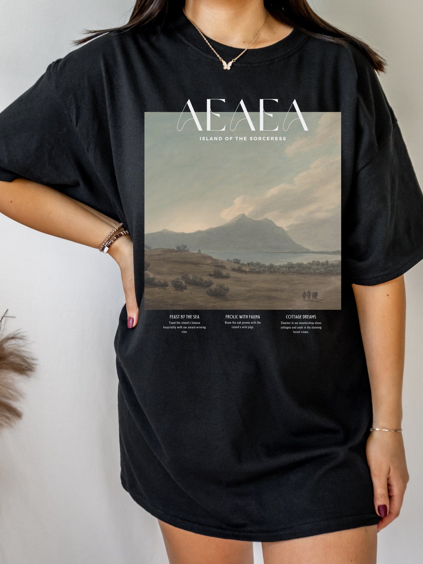 Circe Aeaea Odyssey Tee Shirt Tshirt * Literature Bookworm Book Lover Bookish Gift * Witchy Light Dark Academia Aesthetic * Madeline Miller