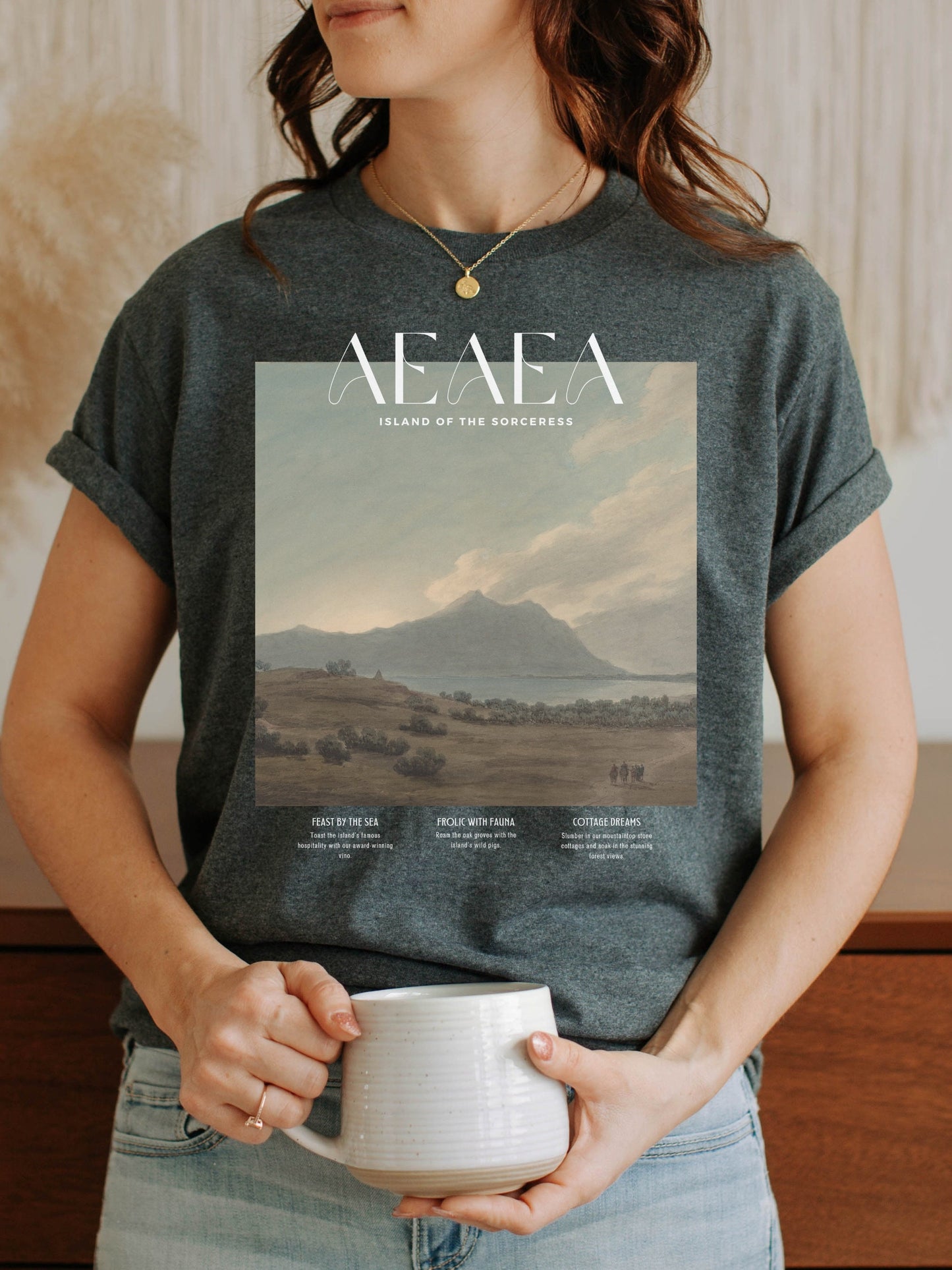 Circe Aeaea Odyssey Tee Shirt Tshirt * Literature Bookworm Book Lover Bookish Gift * Witchy Light Dark Academia Aesthetic * Madeline Miller