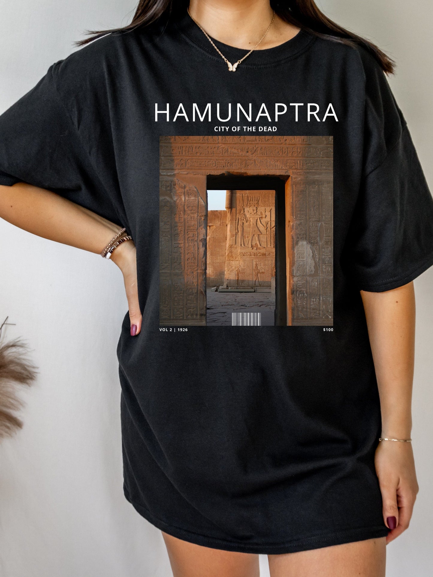 Hamunaptra Travel Magazine Tee Shirt Tshirt * City of the Dead * Vintage Souvenir Adventure Tee * Fandom Merch Movie Lover Gift * The Mummy