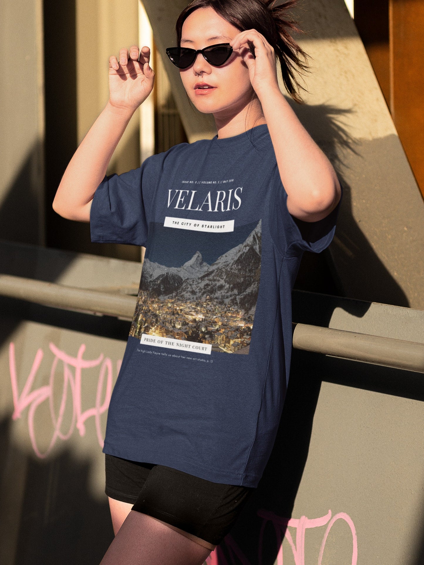 Velaris City of Starlight Souvenir Tee Shirt Tshirt * ACOTAR ACOMAF SJM Merch Book Fandom * Booktok Reader Bookish Gift ideas Feyre Rhysand