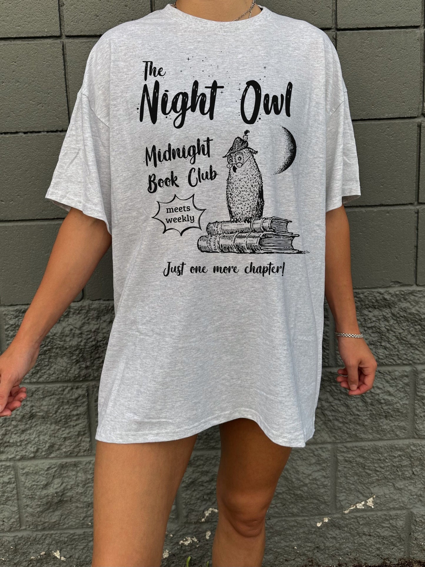 Night Owl Book Club Bookish Book Lover Tee * Bibliophile Library Reader Teacher Gift * A book a day Bookworm BYOB Literature Academia Tshirt