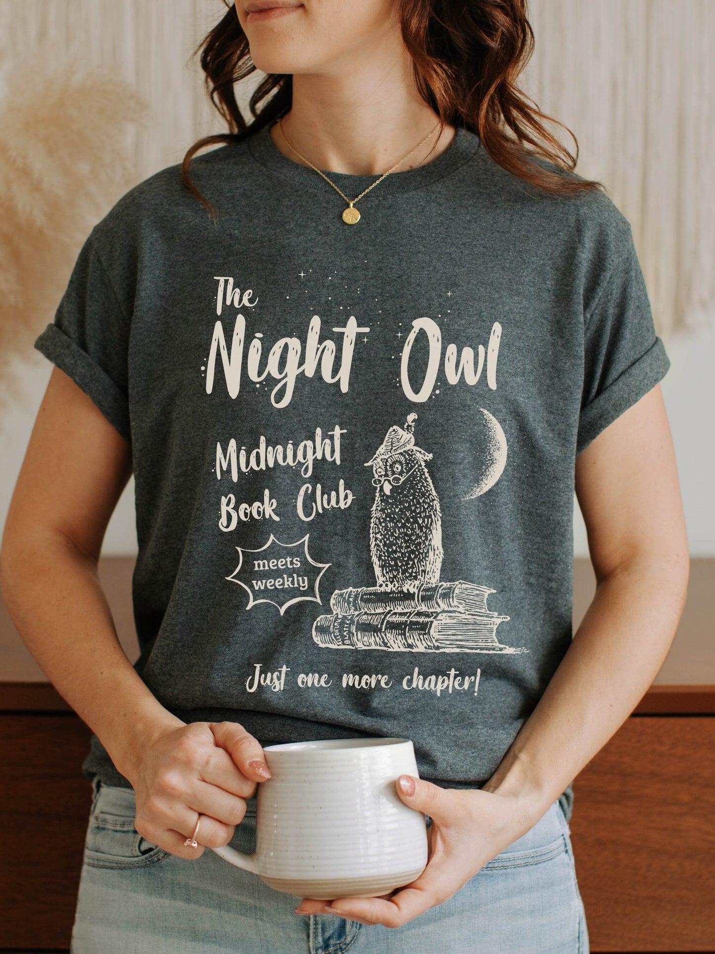 Night Owl Book Club Bookish Book Lover Tee * Bibliophile Library Reader Teacher Gift * A book a day Bookworm BYOB Literature Academia Tshirt