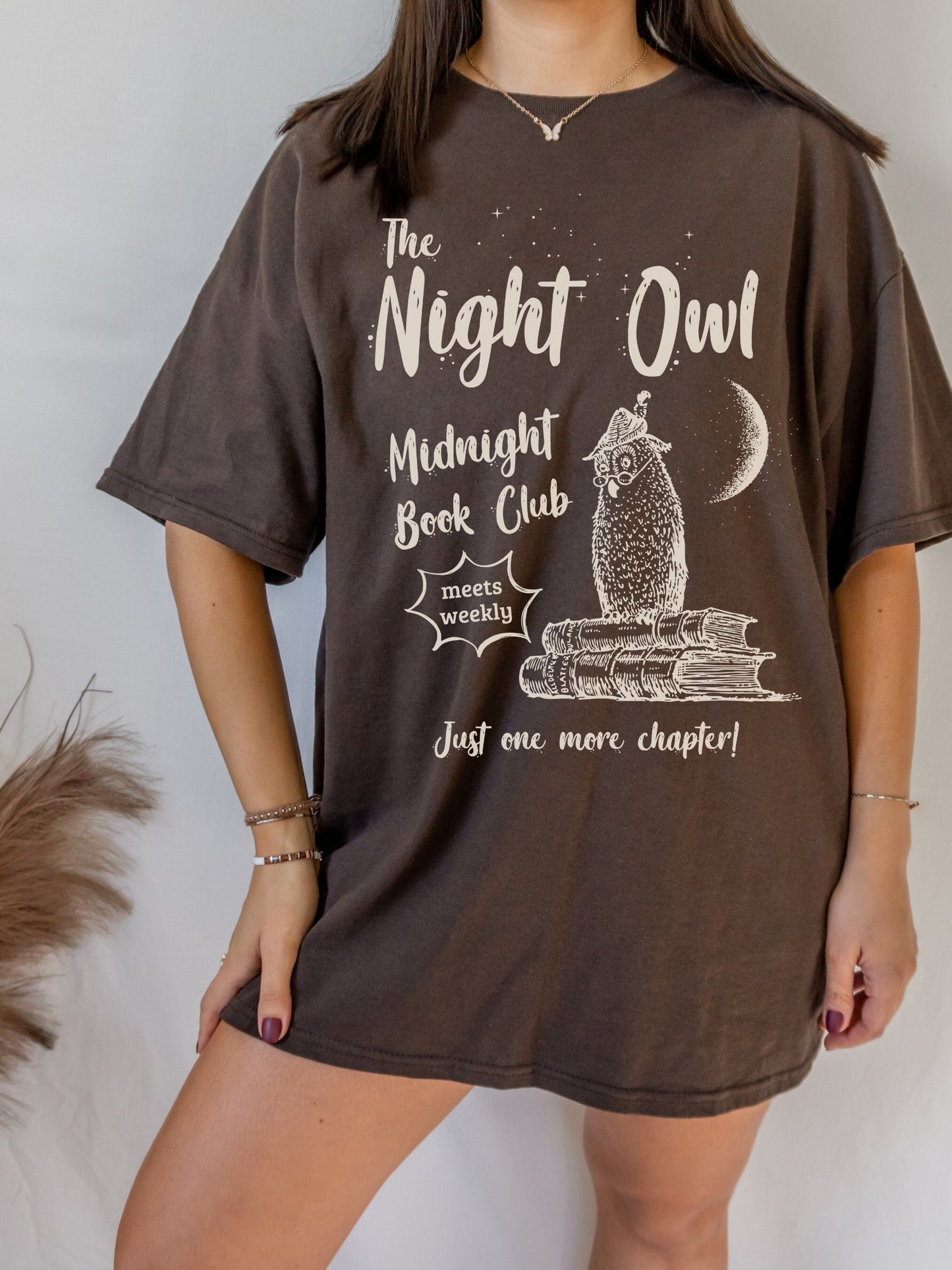 Night Owl Book Club Bookish Book Lover Tee * Bibliophile Library Reader Teacher Gift * A book a day Bookworm BYOB Literature Academia Tshirt