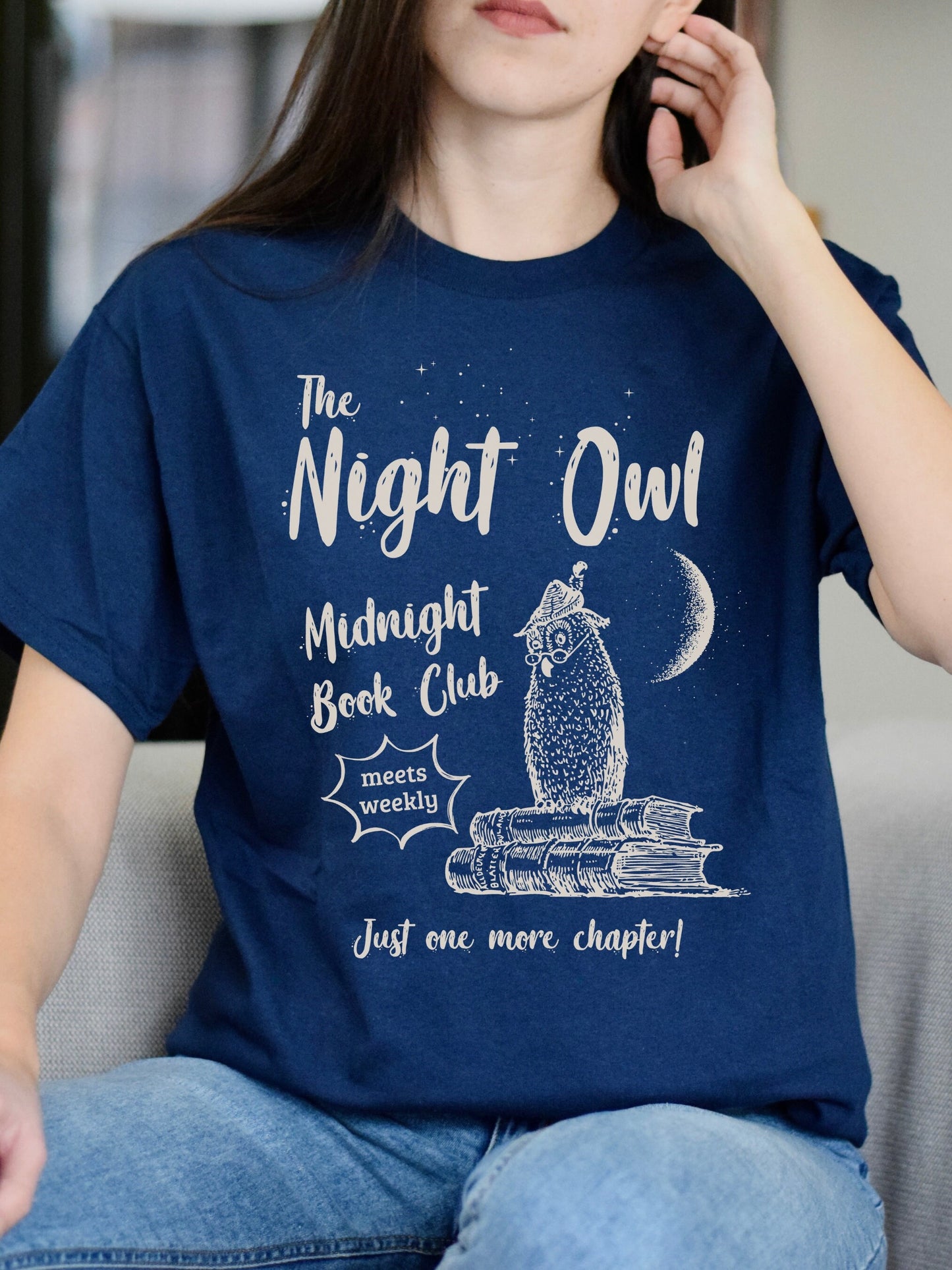 Night Owl Book Club Bookish Book Lover Tee * Bibliophile Library Reader Teacher Gift * A book a day Bookworm BYOB Literature Academia Tshirt