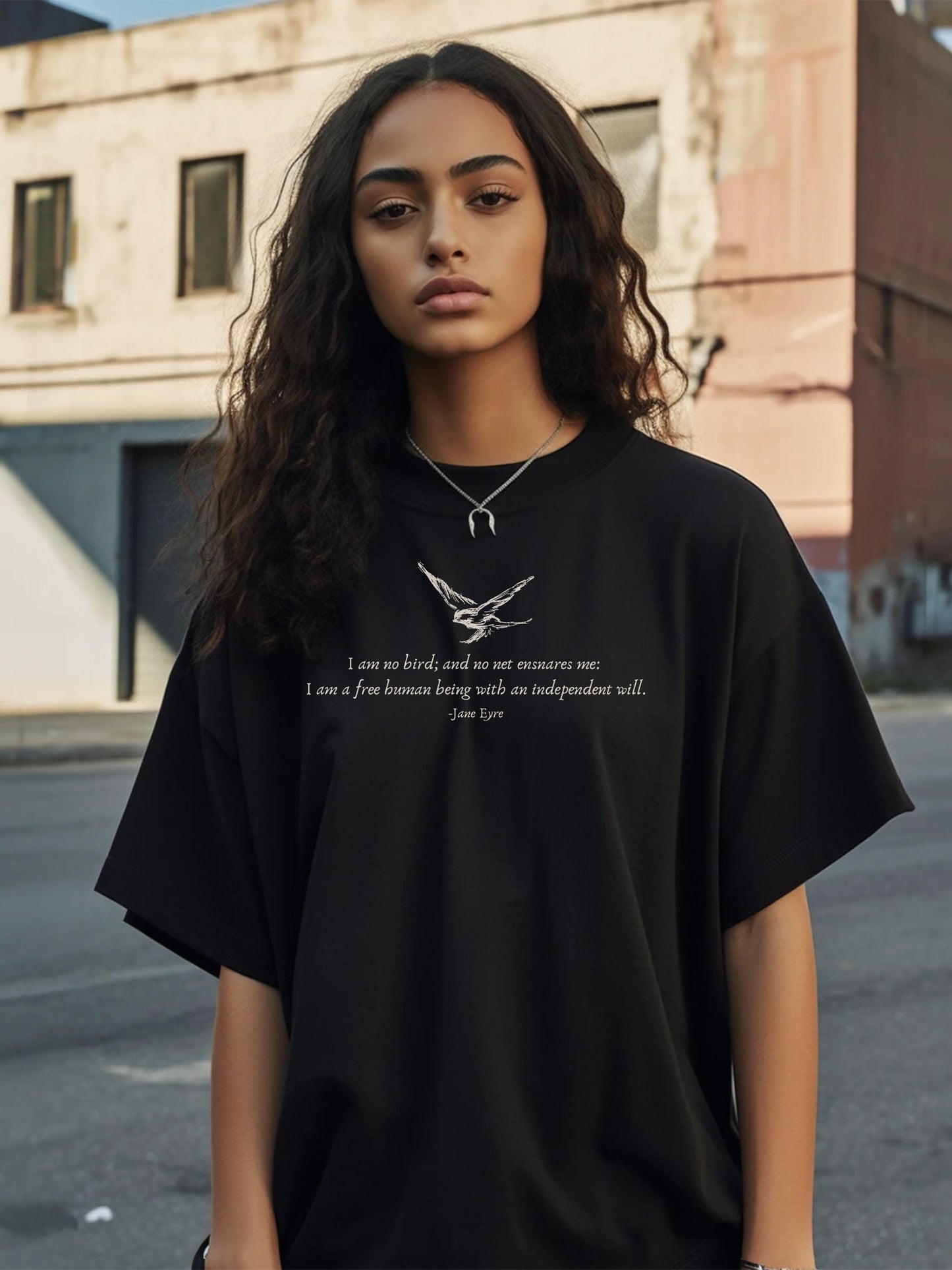 Jane Eyre I am no bird Dark Academia Literature Bookish Tshirt * book lover merch tee English teacher librarian gift Charlotte Bronte quote