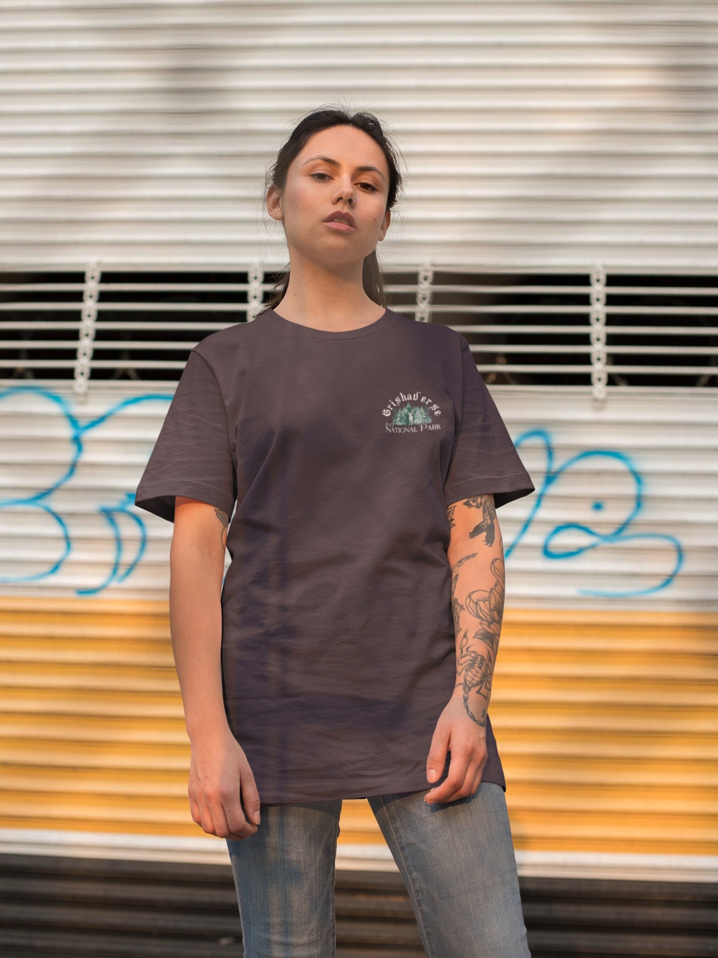 Grishaverse Fictional National Park Retro Minimalist Aesthetic Tee Shirt * Shadow Bone Crow Club Darkling Sun Summoner Bookish Reader Gift