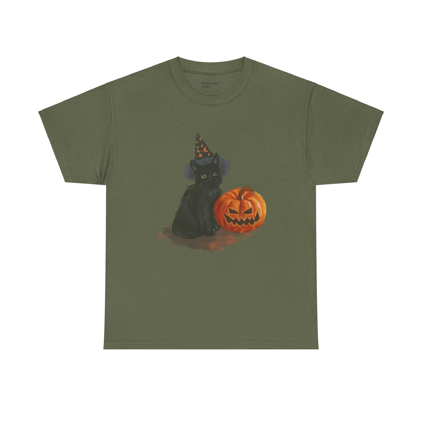 Halloween black cat vintage inspired tee trendy viral 90s retro pumpkin witchy aesthetic crewneck tshirt spooky hocus pocus salem girls trip