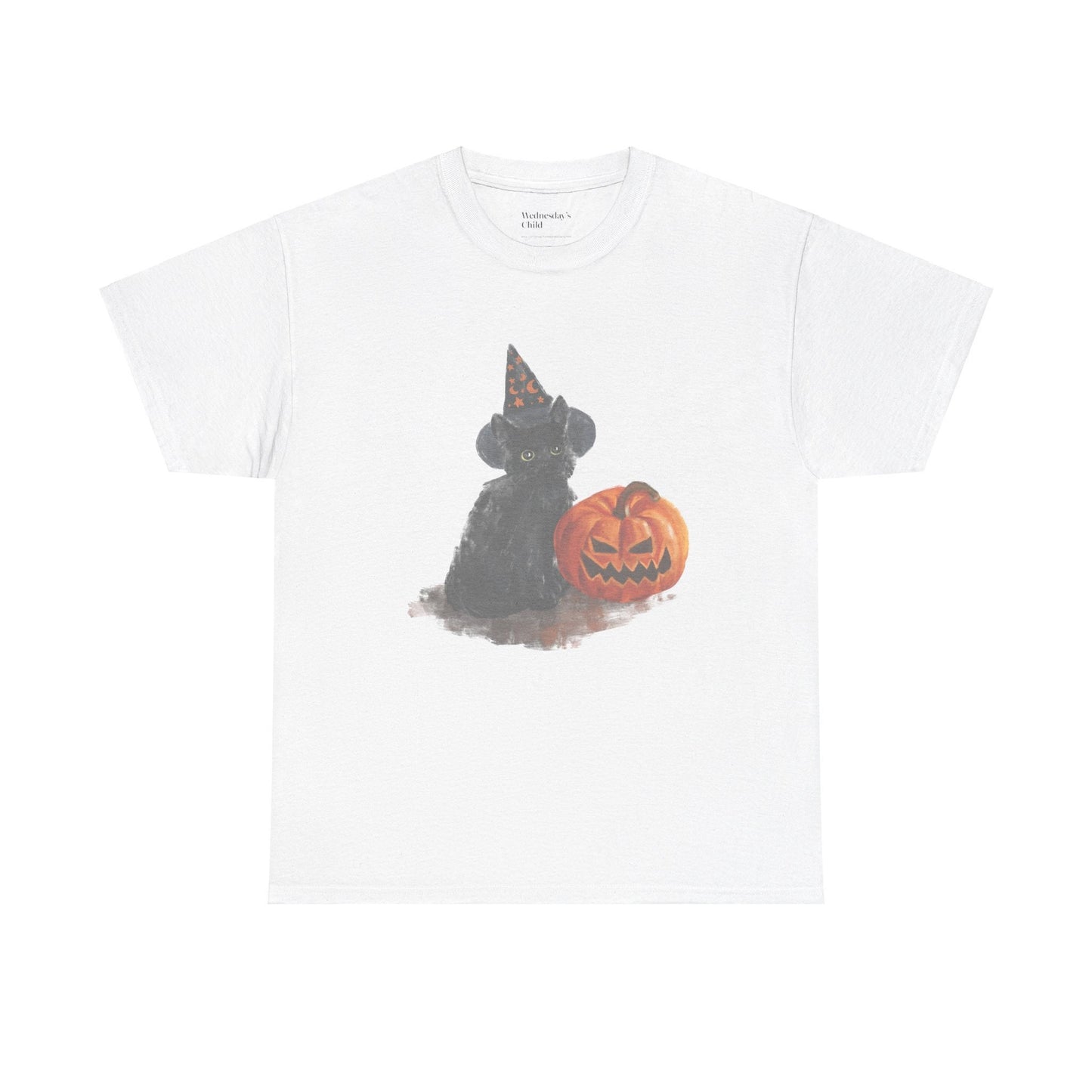 Halloween black cat vintage inspired tee trendy viral 90s retro pumpkin witchy aesthetic crewneck tshirt spooky hocus pocus salem girls trip