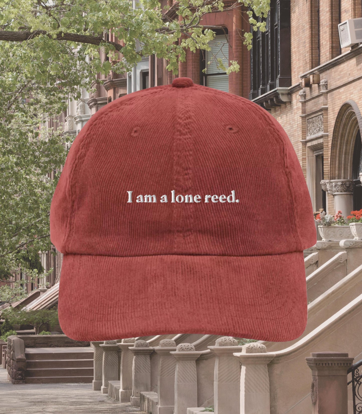 I am a lone reed Corduroy Dad Hat * Nora Ephron You've Got Mail * Kathleen Kelly Joe Fox NY152 * Don't Cry Shopgirl * Romcom Fall