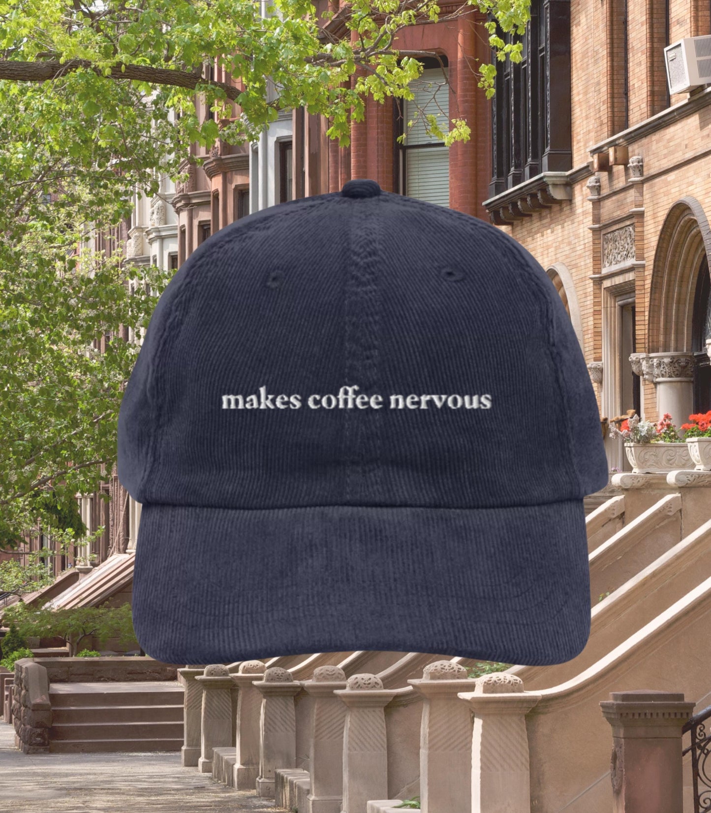 Makes coffee nervous Corduroy Dad Hat * Nora Ephron You've Got Mail * Kathleen Kelly Joe Fox NY152 * Don't Cry Shopgirl * Romcom Fall