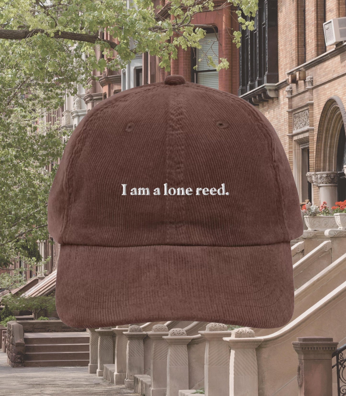I am a lone reed Corduroy Dad Hat * Nora Ephron You've Got Mail * Kathleen Kelly Joe Fox NY152 * Don't Cry Shopgirl * Romcom Fall