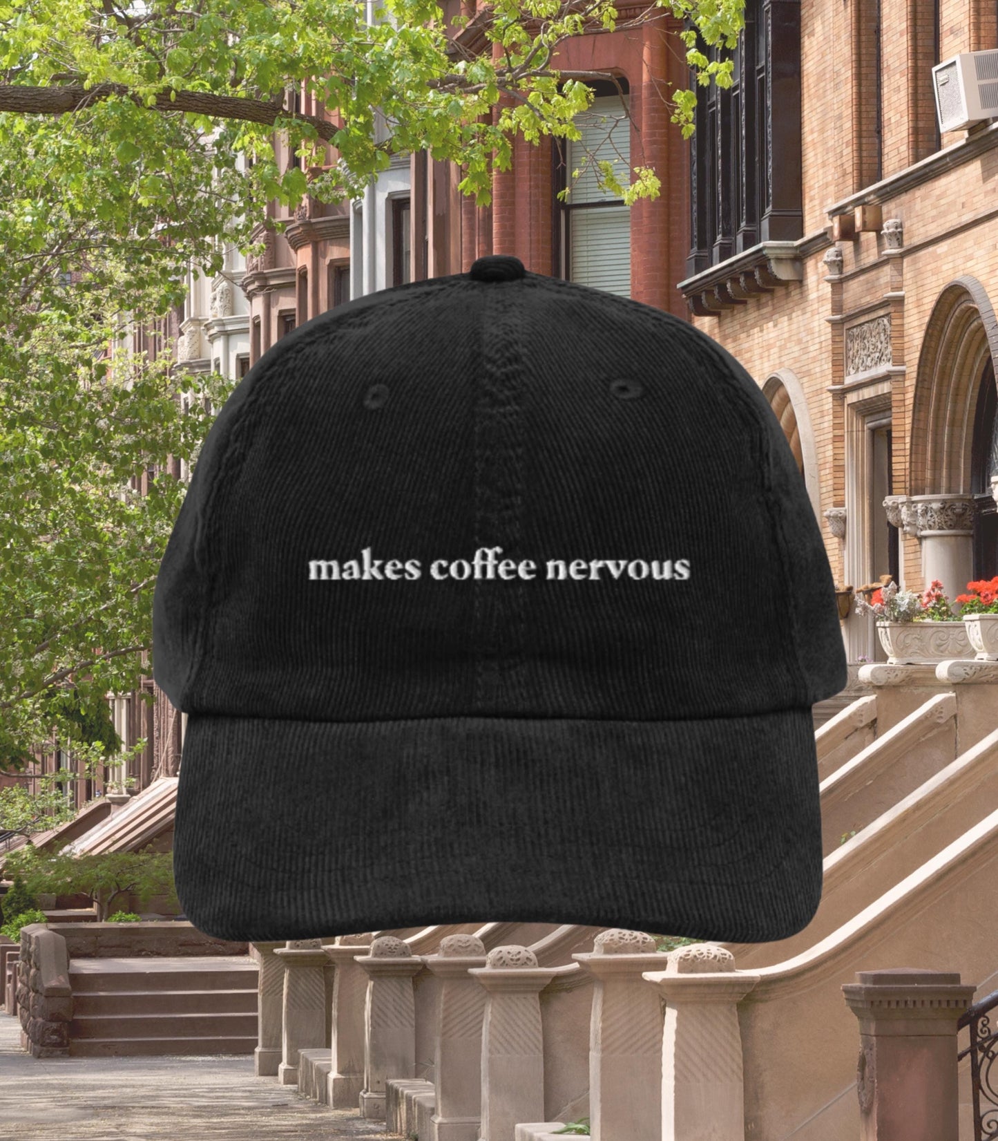 Makes coffee nervous Corduroy Dad Hat * Nora Ephron You've Got Mail * Kathleen Kelly Joe Fox NY152 * Don't Cry Shopgirl * Romcom Fall