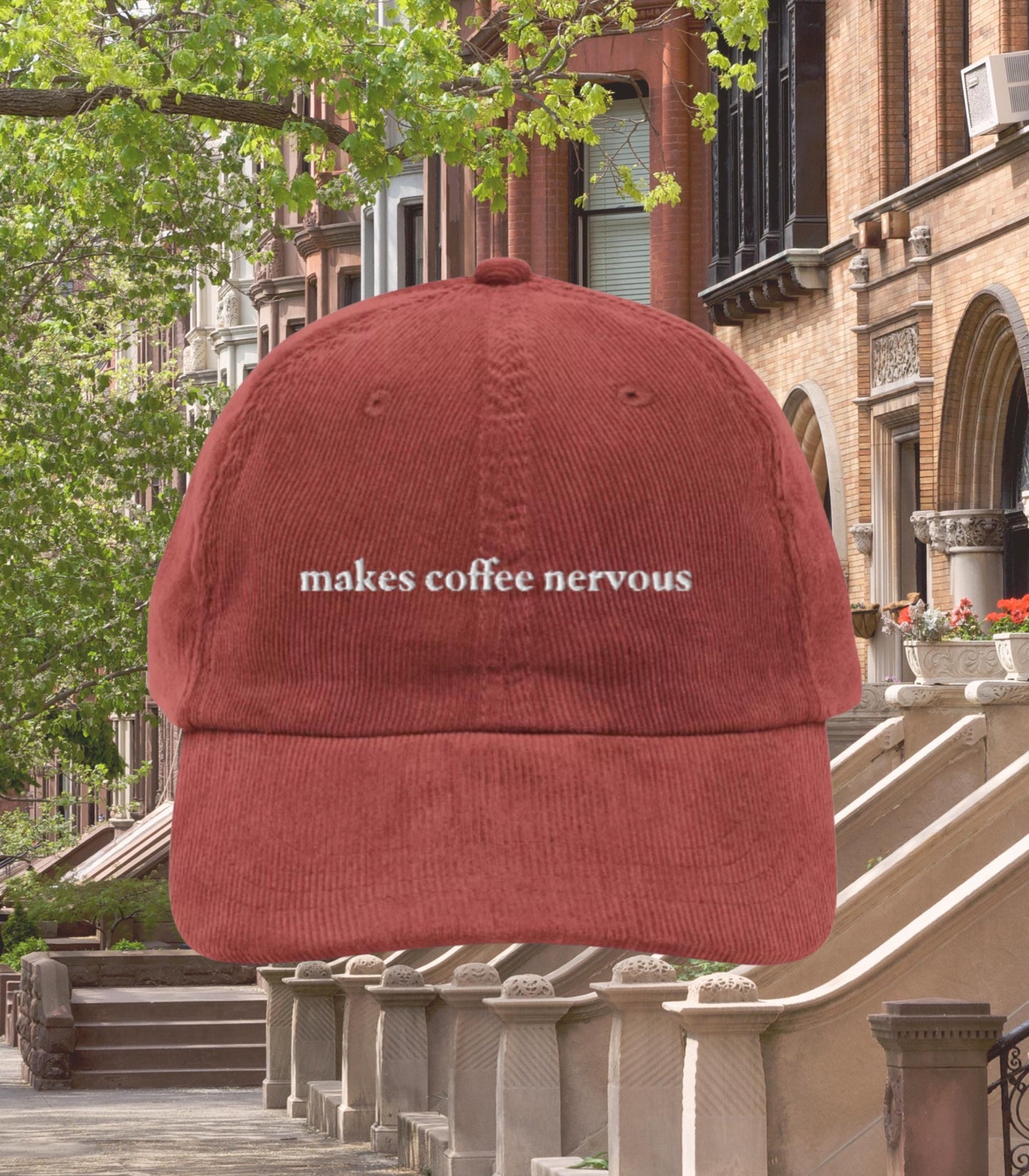 Makes coffee nervous Corduroy Dad Hat * Nora Ephron You've Got Mail * Kathleen Kelly Joe Fox NY152 * Don't Cry Shopgirl * Romcom Fall