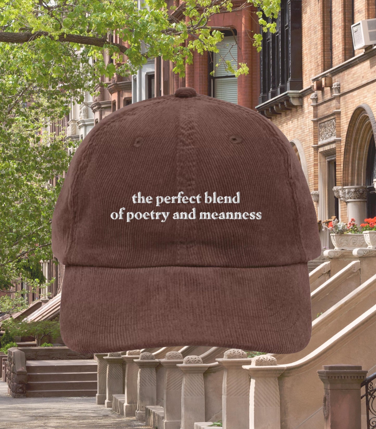You've got mail * poetry and meanness Corduroy Dad Hat * Nora Ephron Kathleen Kelly Joe Fox NY152 * Don't Cry Shopgirl * Romcom Fall