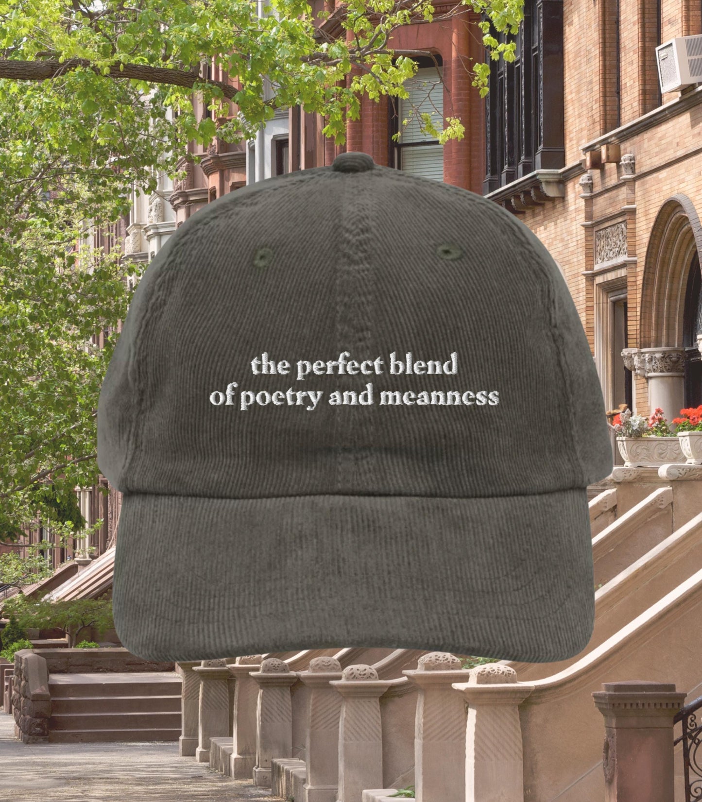 You've got mail * poetry and meanness Corduroy Dad Hat * Nora Ephron Kathleen Kelly Joe Fox NY152 * Don't Cry Shopgirl * Romcom Fall
