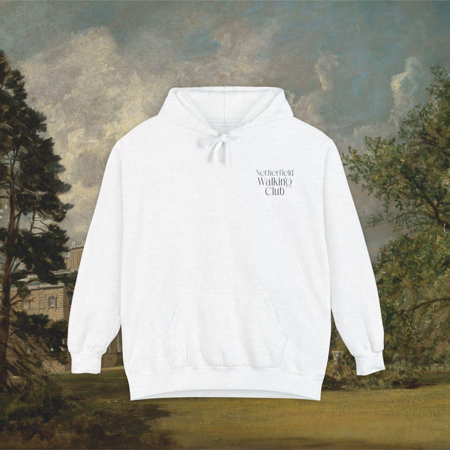 Pride & Prejudice Netherfield Walking Club Comfort Colors Hoodie * Fond of Walking Pemberley Mr Darcy Bookish Gift Jane Austen Merch