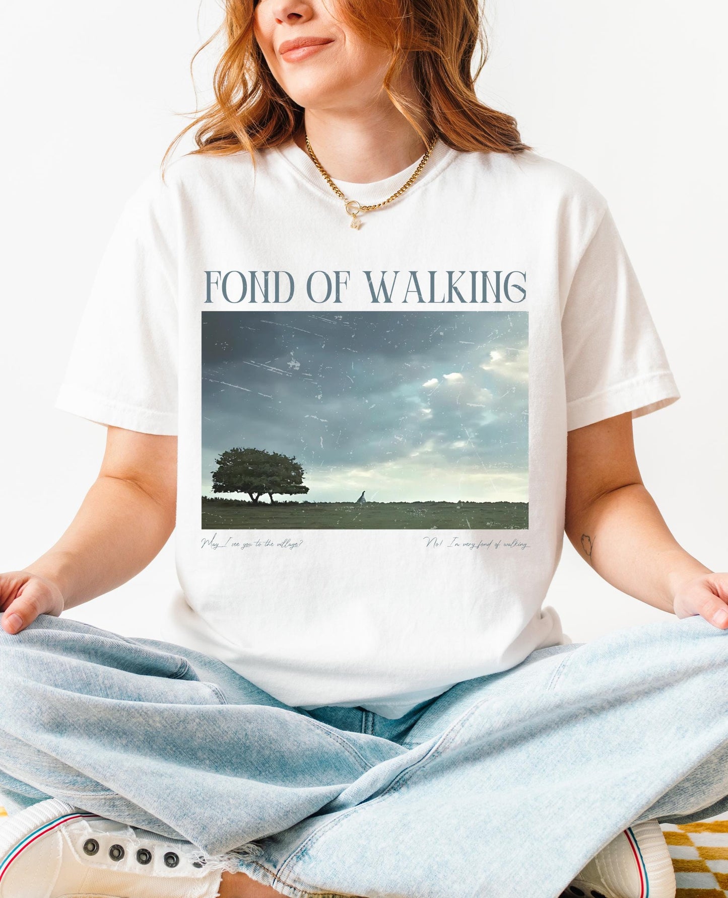 Pride & Prejudice Very Fond of Walking 20th anniversary Comfort Colors Tee * Darcy Pemberley Netherfield Walking Club Jane Austen Bookish Me