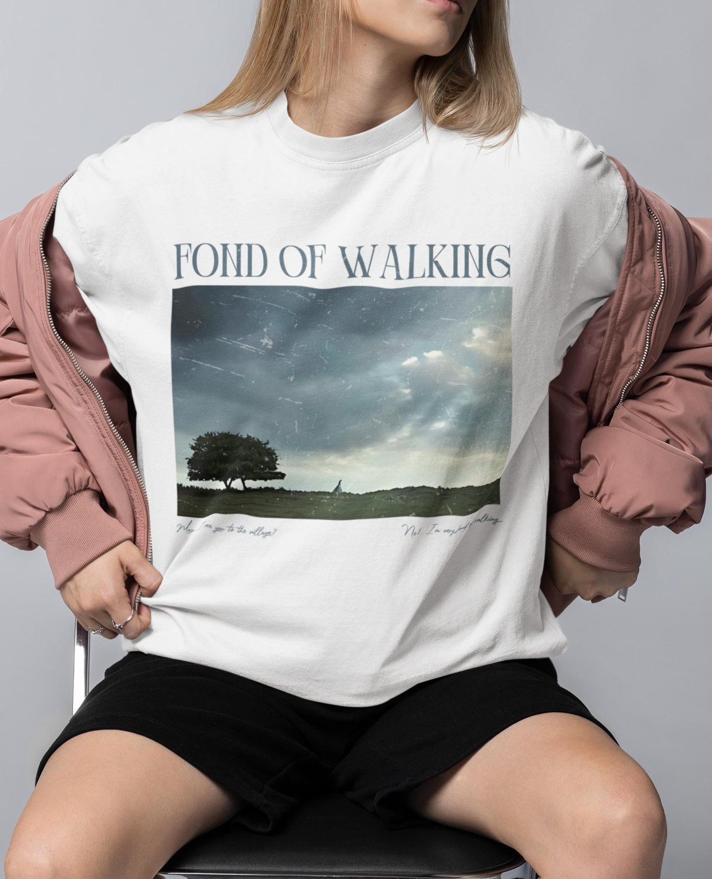 Pride & Prejudice Very Fond of Walking 20th anniversary Comfort Colors Tee * Darcy Pemberley Netherfield Walking Club Jane Austen Bookish Me