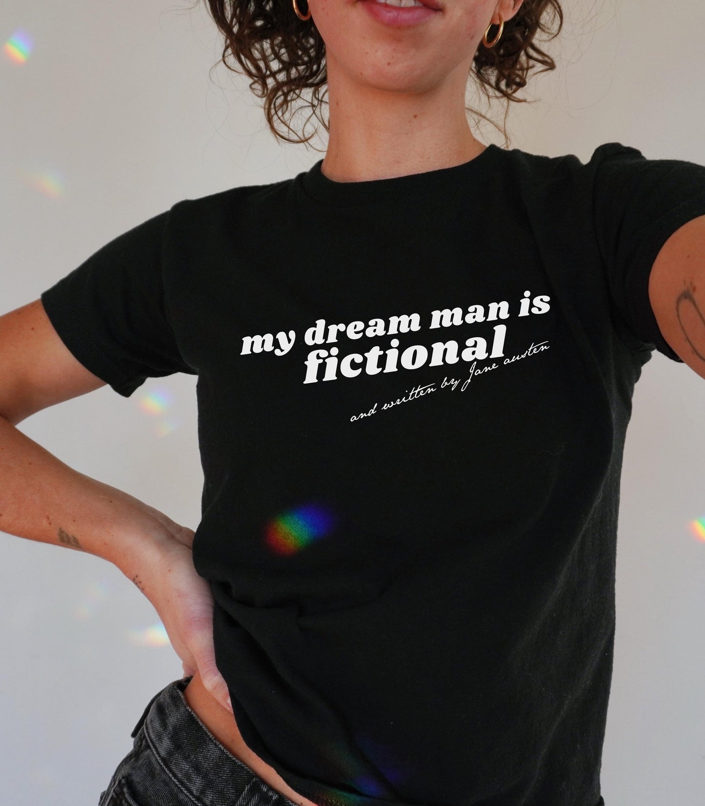 Pride & Prejudice Dream Man Coquette y2k Baby Tee * 20th Anniversary Mr Darcy Pemberley Written By Women Jane Austen Movie Book Lover Gift
