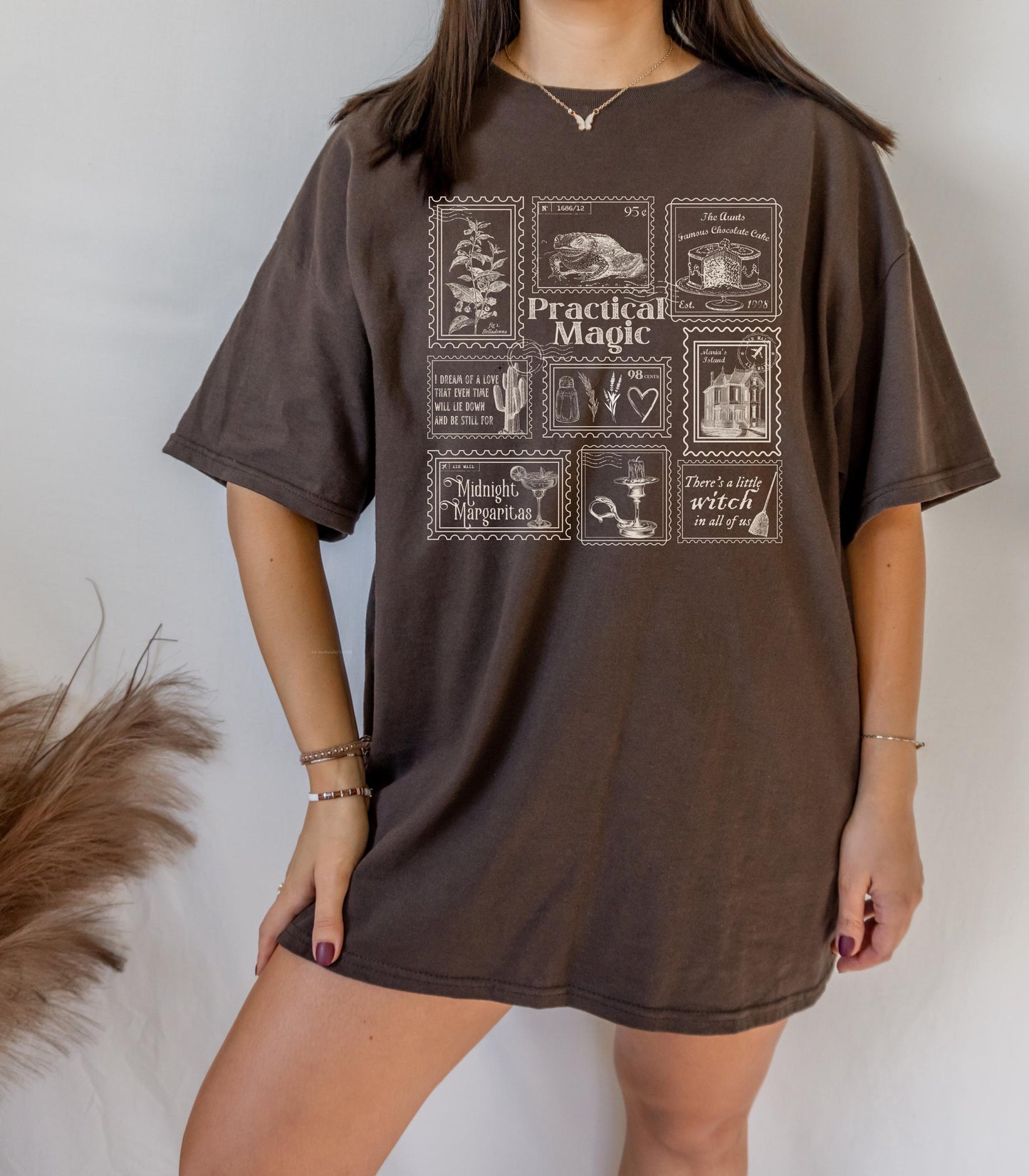 Practical Magic Stamp Collection Tee * Owens Sisters Verbena Apothecary * Salt Lavender Rosemary Witch in All of Us Midnight Margaritas