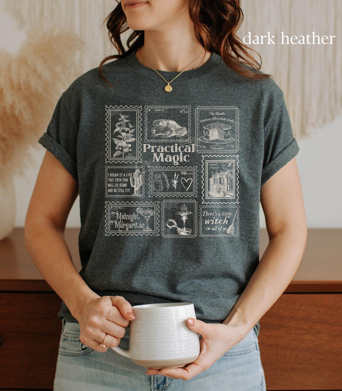 Practical Magic Stamp Collection Tee * Owens Sisters Verbena Apothecary * Salt Lavender Rosemary Witch in All of Us Midnight Margaritas