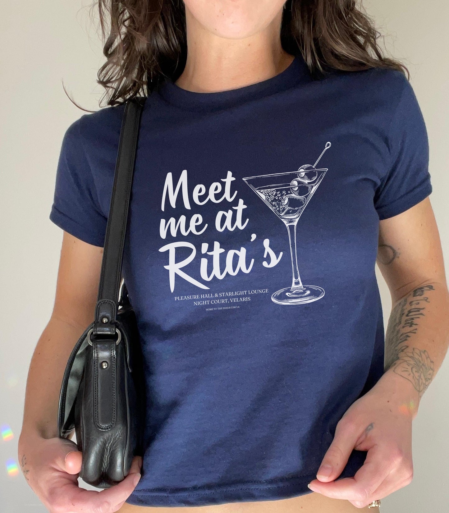 Meet me at Rita's Baby Tee * Starlight Lounge Velaris Night Court ACOTAR SJM Merch Fandom Reader Bookish Gift Feyre Rhysand Nesta romantasy
