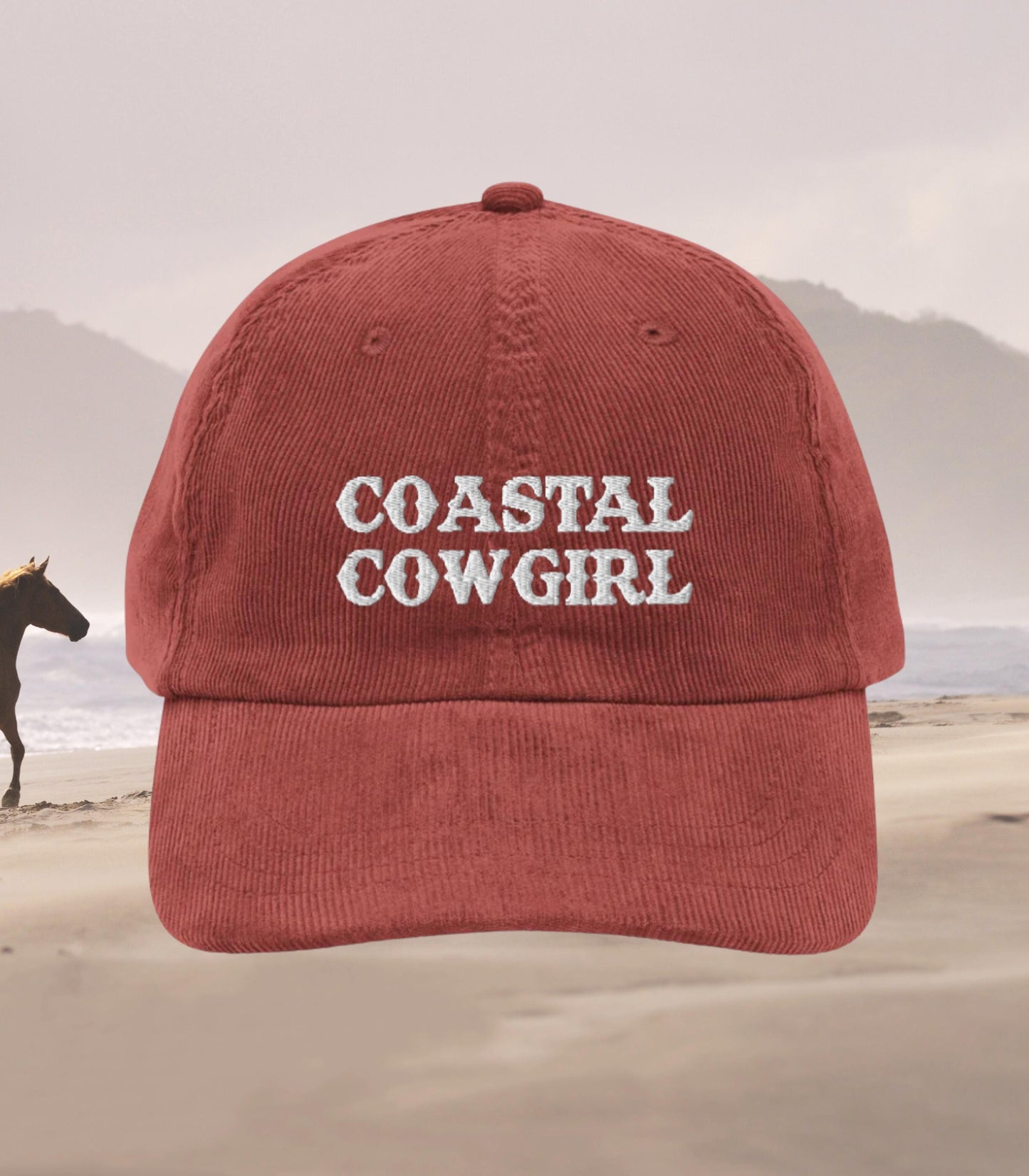 Coastal Cowgirl Embroidered Corduroy Dad Hat * Most Wanted Tyrant Western Romance Era Saddle Up Hootin Leads to Hollerin Trucker Cap