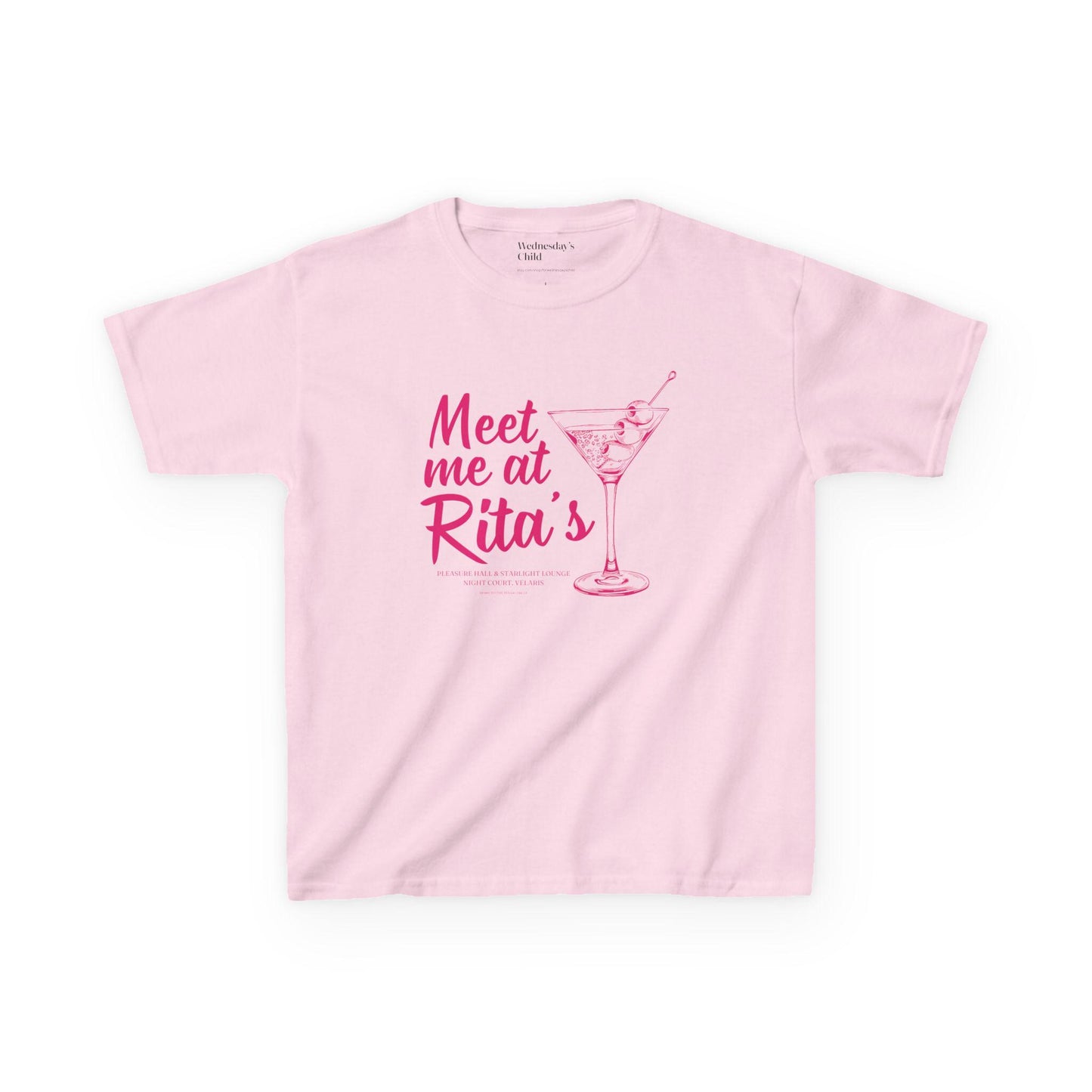 Meet me at Rita's Baby Tee * Starlight Lounge Velaris Night Court ACOTAR SJM Merch Fandom Reader Bookish Gift Feyre Rhysand Nesta romantasy