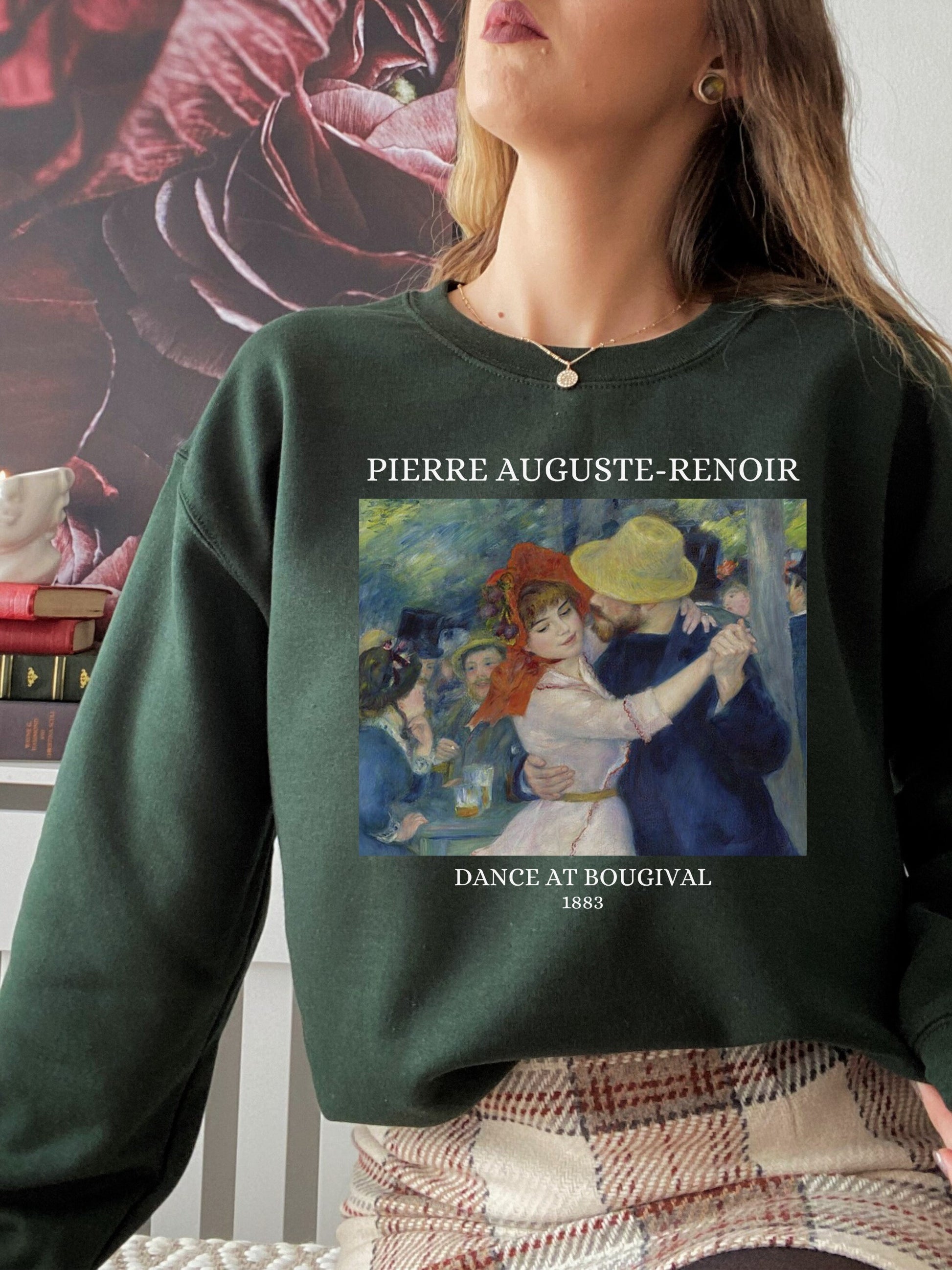 Renoir Impressionist Famous Painting Dark Academia Sweatshirt Light Academia Classical Gilmore