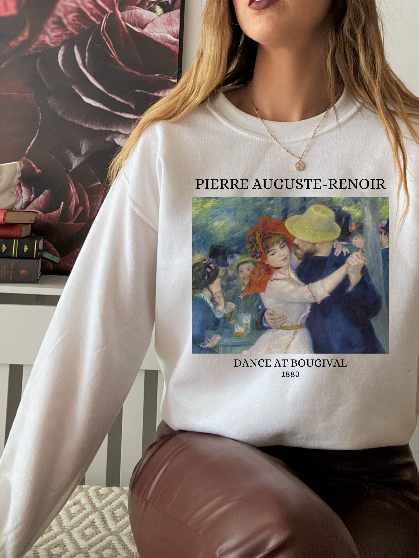 Renoir Impressionist Famous Painting Dark Academia Sweatshirt Light Academia Classical Gilmore