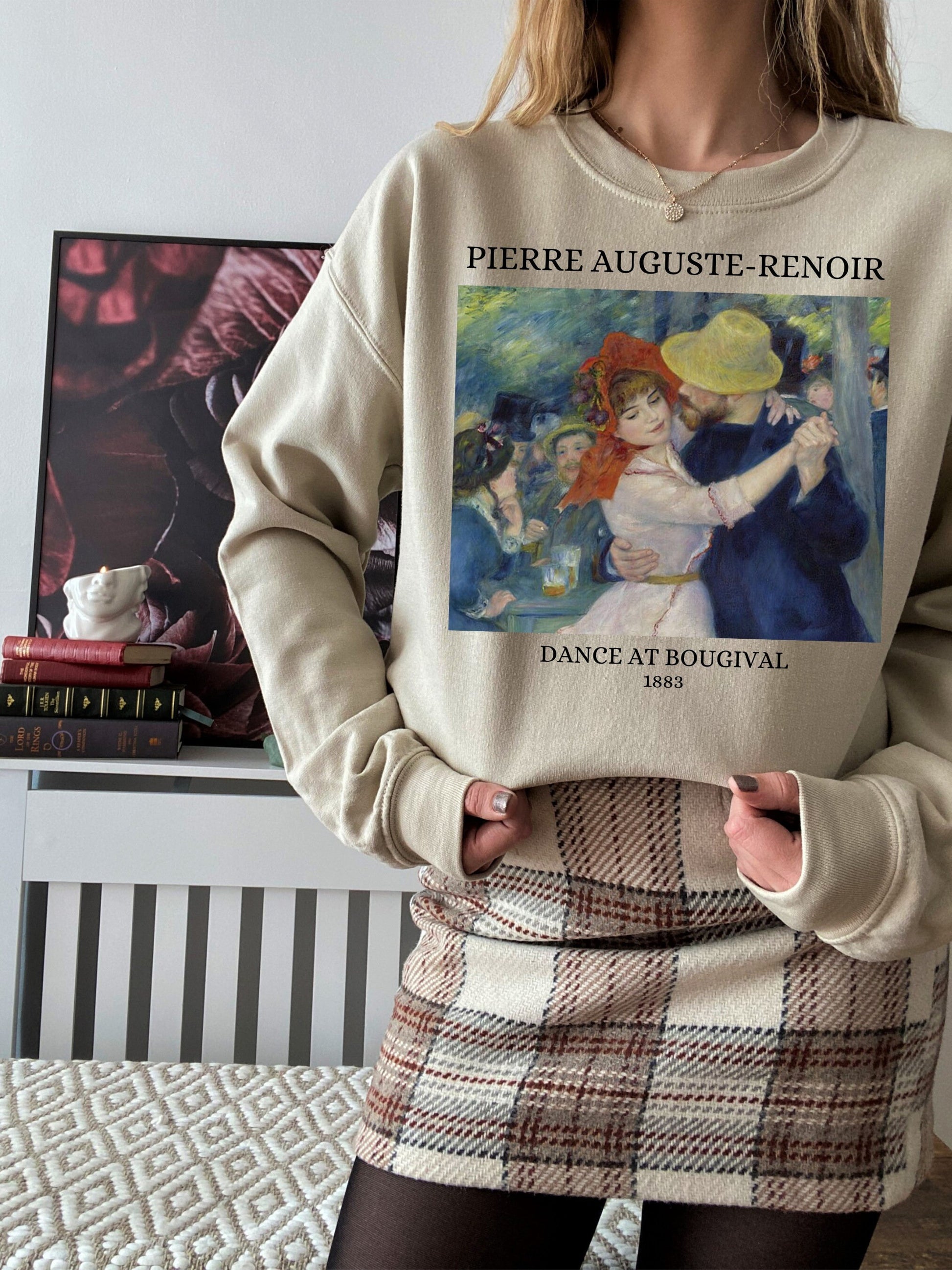 Renoir Impressionist Famous Painting Dark Academia Sweatshirt Light Academia Classical Gilmore