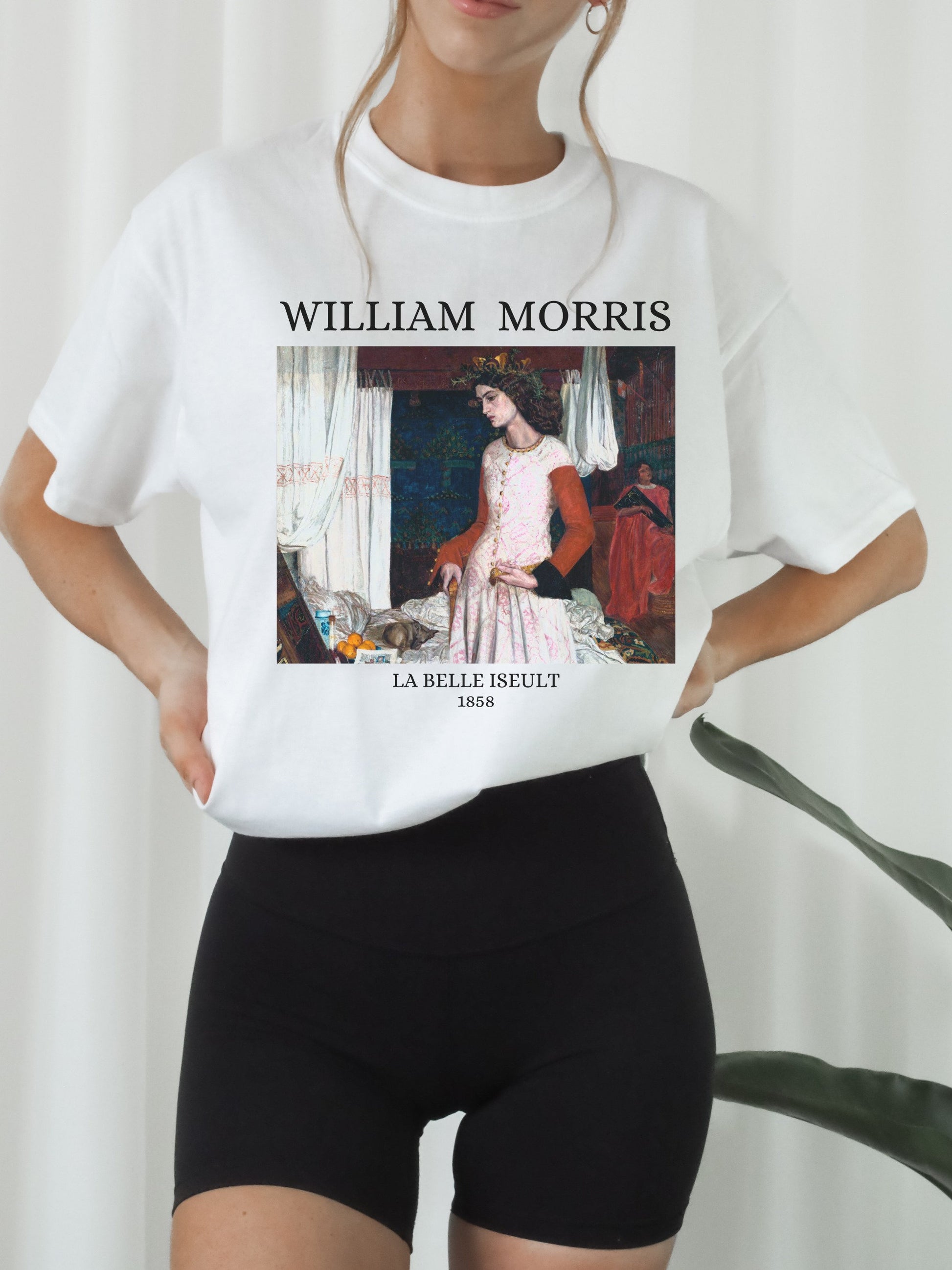 William Morris Tristan Isolde Light Dark Academia Classical Art History Artsy Aesthetic Tee Shirt Romanticism Art Lover Christmas Gift