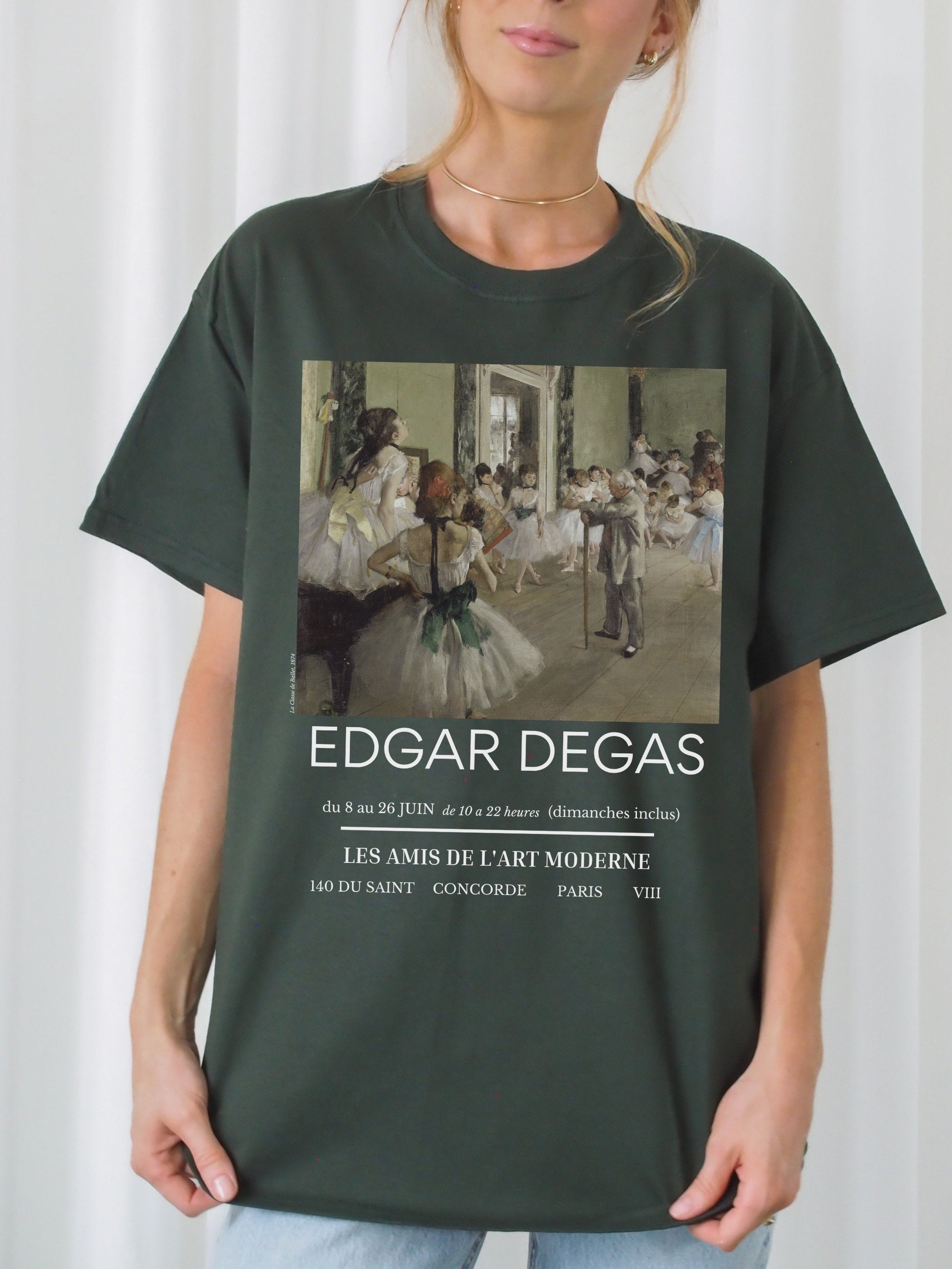 Edgar Degas Museum Exhibit Poster T-shirt