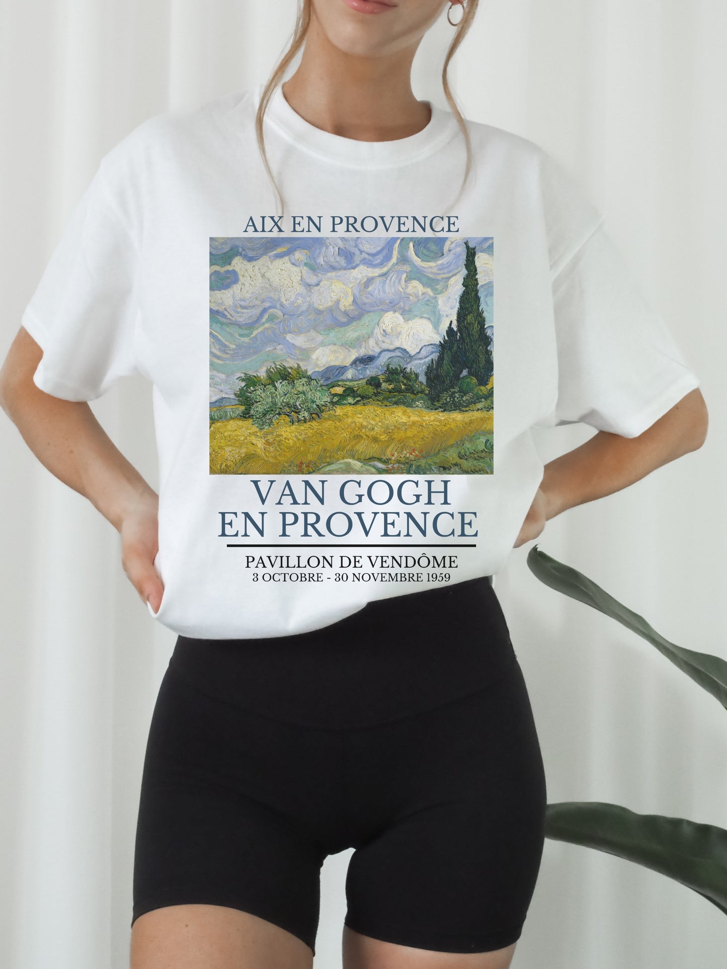 Van Gogh Museum Exhibit Poster French Girl Light Academia Art History Artsy Aesthetic Tee Shirt Art Lover Christmas Gift