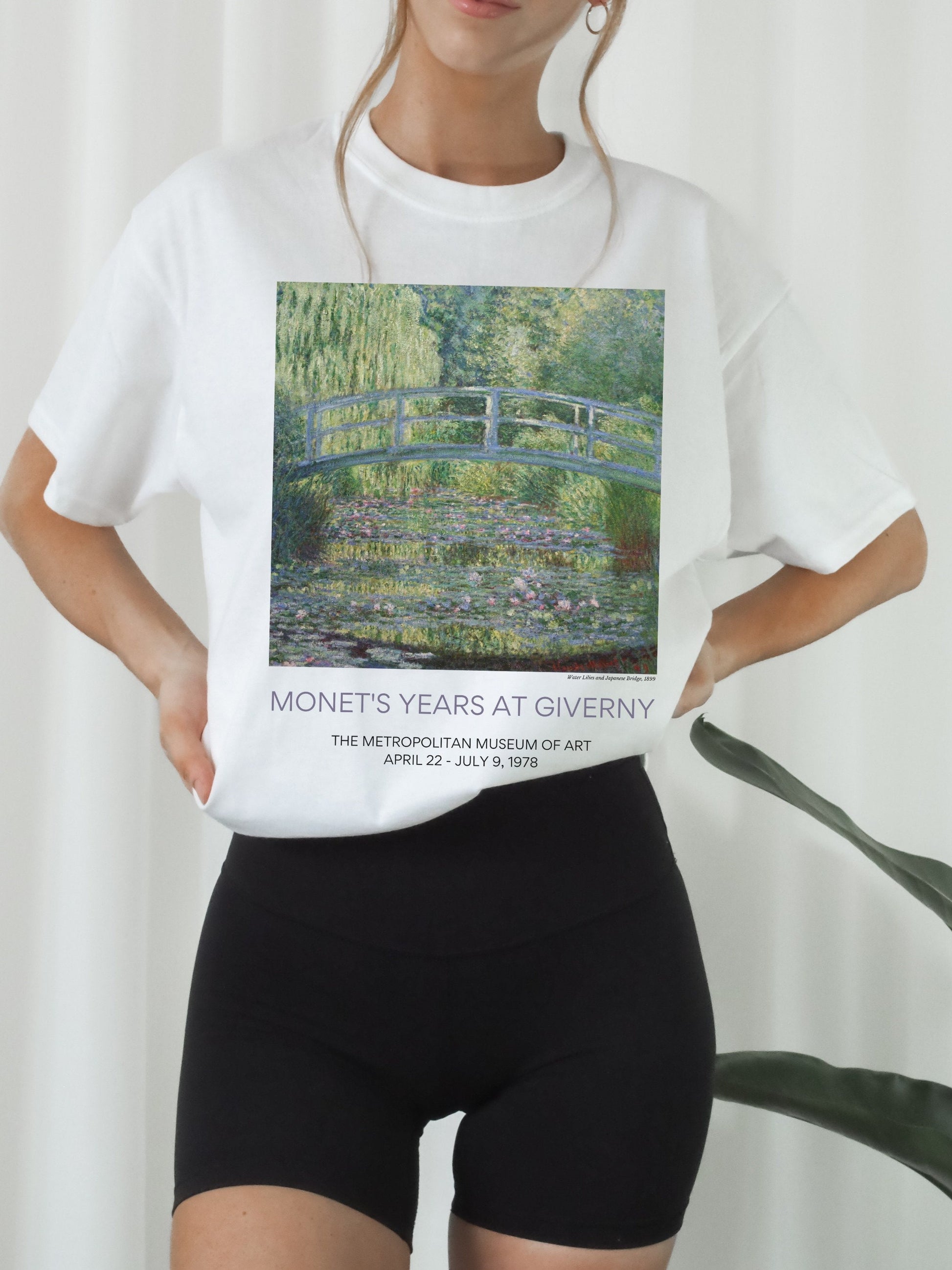 Claude Monet Japanese Bridge Water Lilies Art History Sweatshirt Classical Art Dark Academia Clothes Art Teacher Christmas Gift