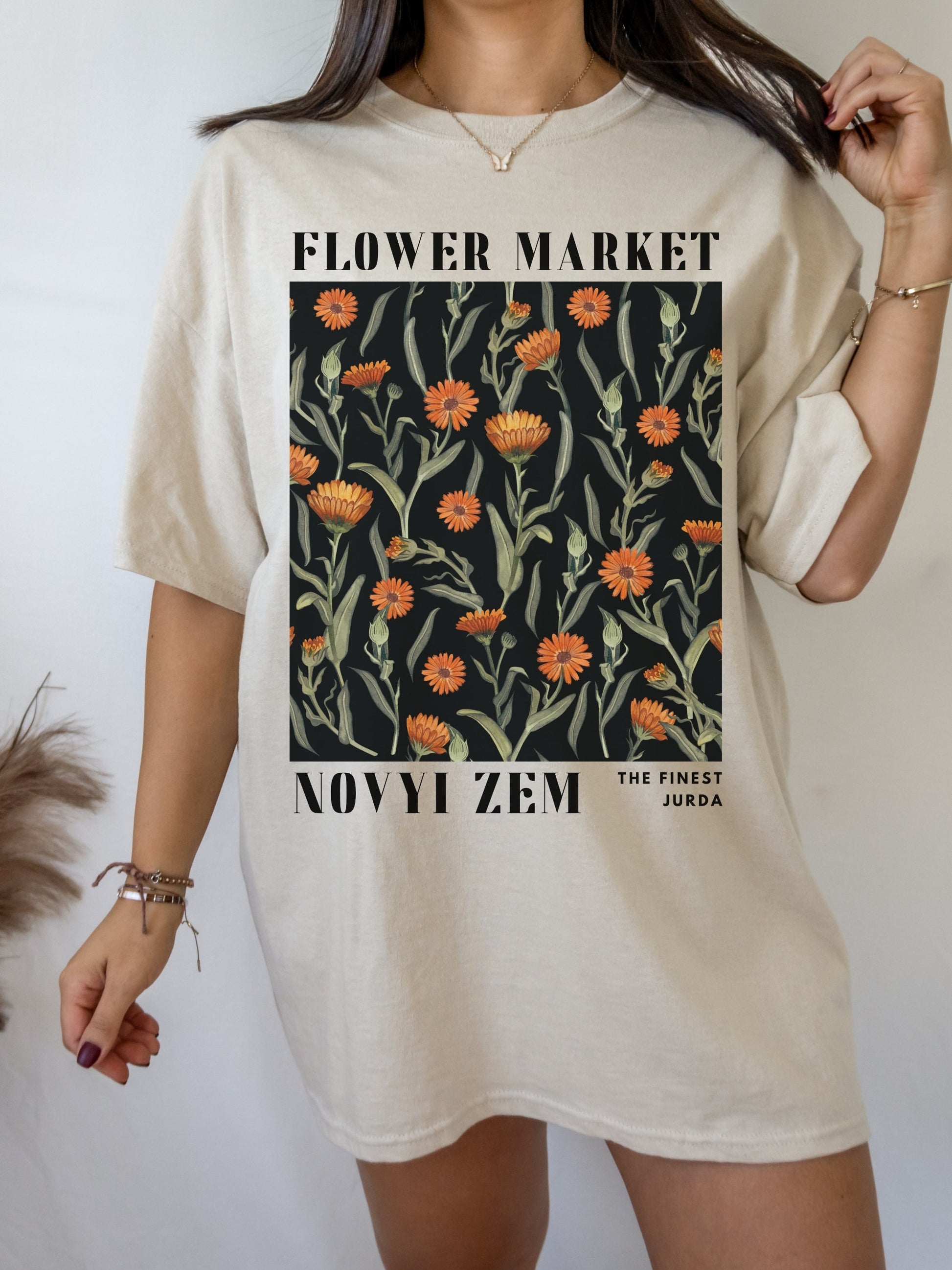 Fictional Flower Market Tee Shirt Tshirt * Crows Fandom Literature Bookish Book Lover Gift * Merch Tee * Christmas Gift