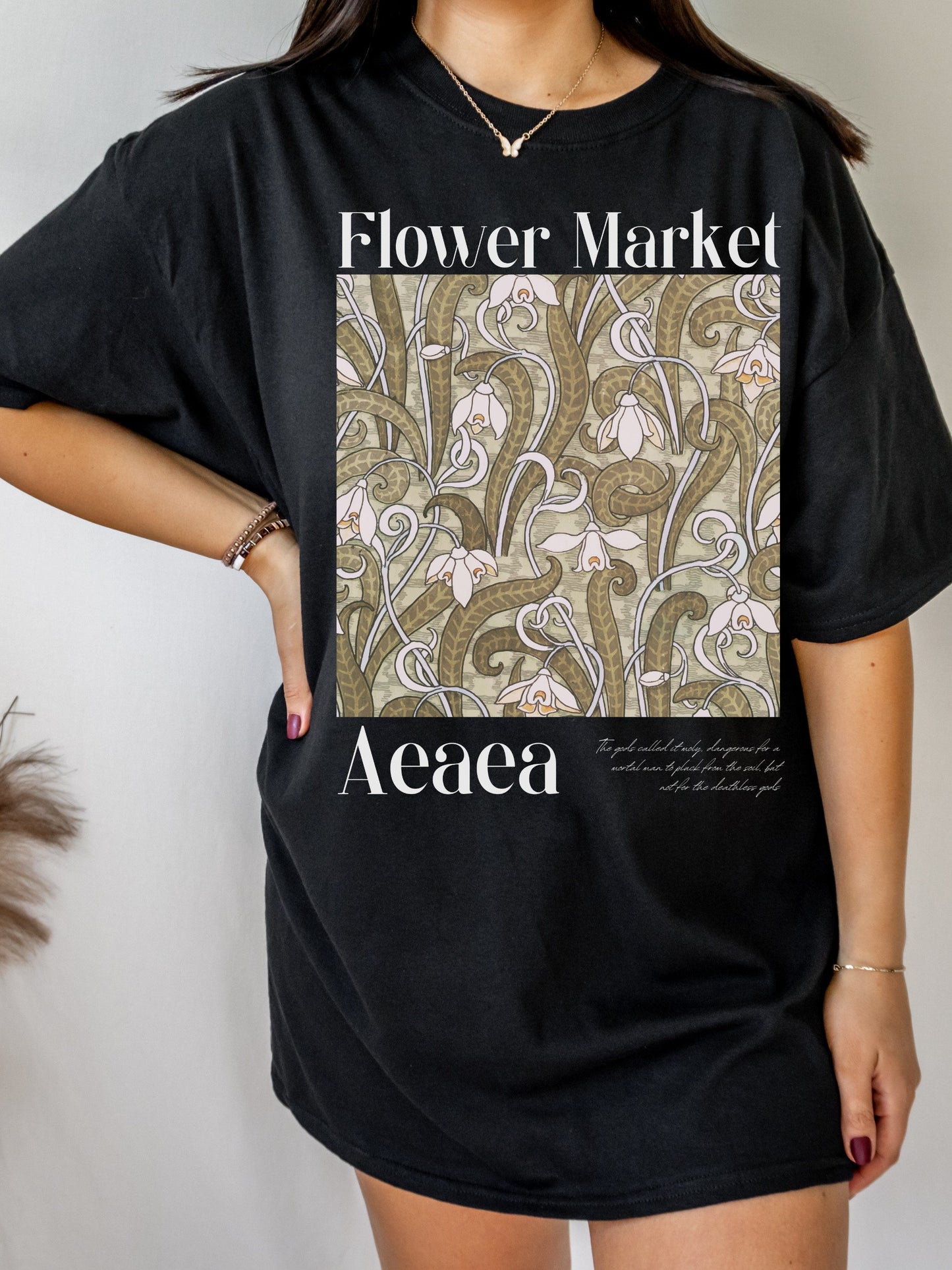 Fictional Flower Market Tee Shirt Tshirt * Greek Mythology Odyssey Circe Illiad * Fandom Literature Bookish Book Lover Gift * Merch Tee