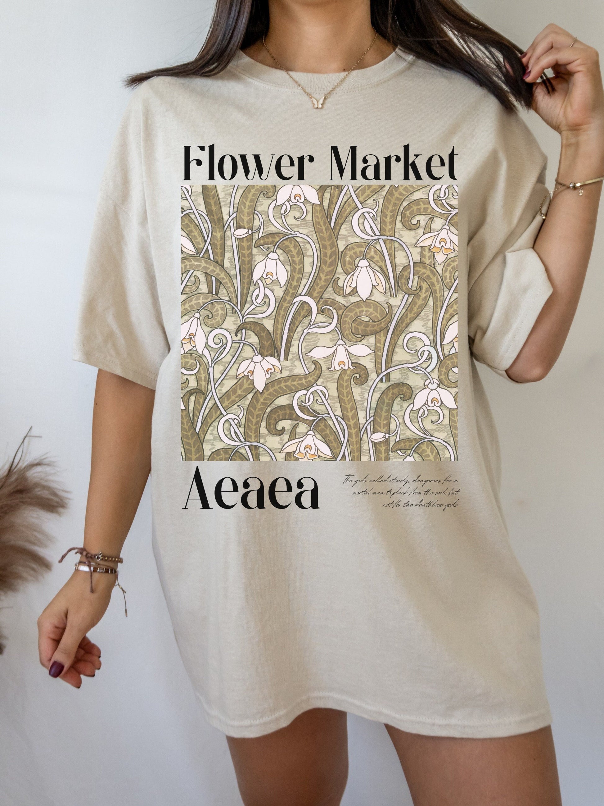 Fictional Flower Market Tee Shirt Tshirt * Greek Mythology Odyssey Circe Illiad * Fandom Literature Bookish Book Lover Gift * Merch Tee