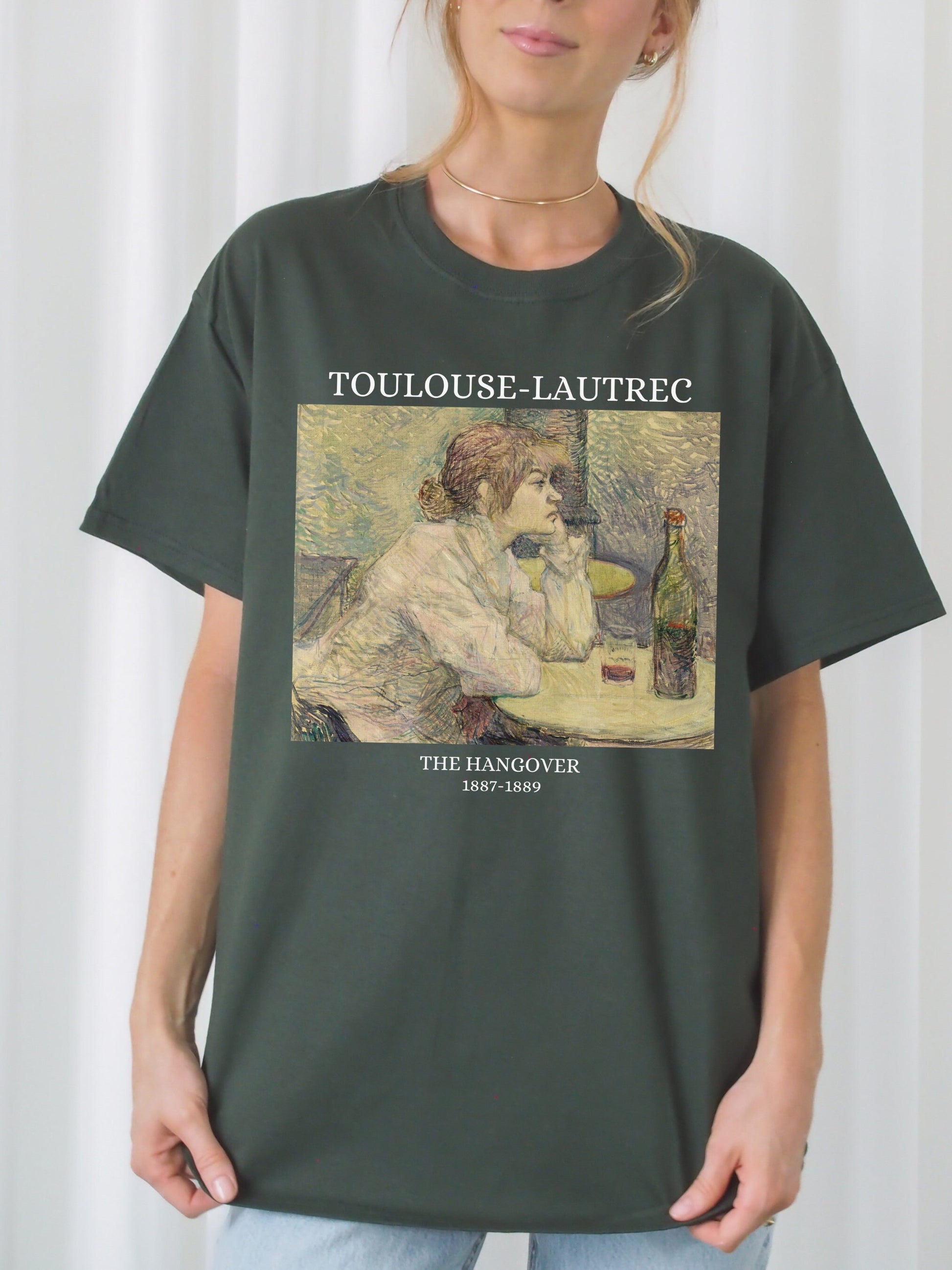 Henri de Toulouse-Lautrec Art Nouveau Post Impressionist French Painter Tee Shirt Tshirt * Boho Bohemian Art Lover Gift * The Hangover