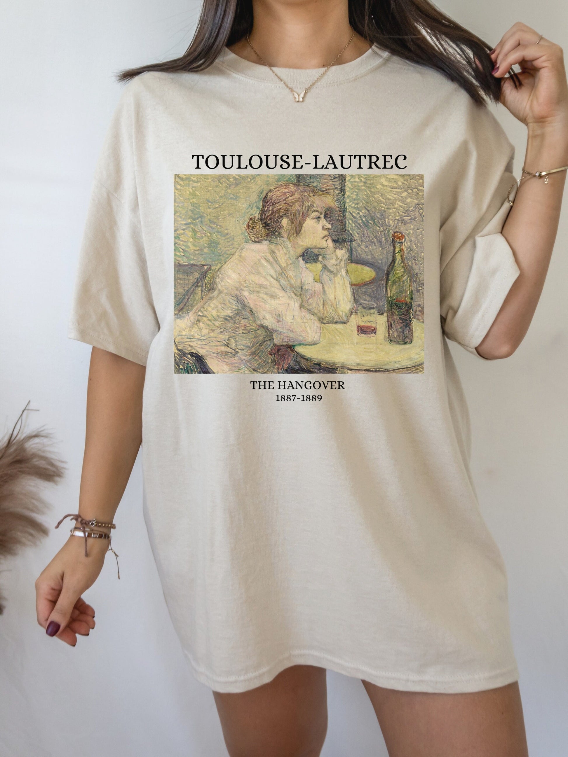 Henri de Toulouse-Lautrec Art Nouveau Post Impressionist French Painter Tee Shirt Tshirt * Boho Bohemian Art Lover Gift * The Hangover