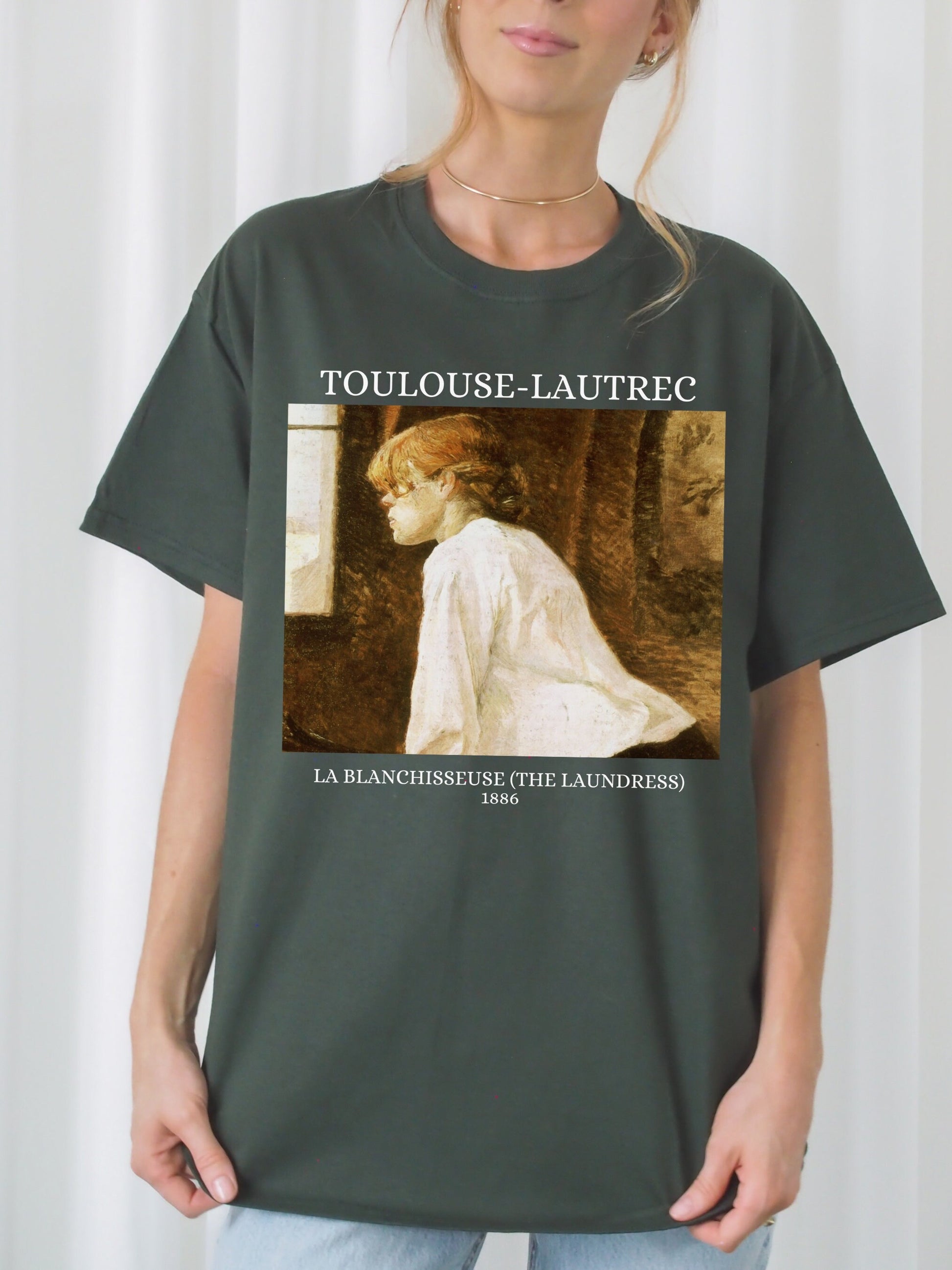 Henri de Toulouse-Lautrec Art Nouveau Post Impressionist French Painter Sweatshirt * Boho Bohemian Art Lover Gift * The Laundress