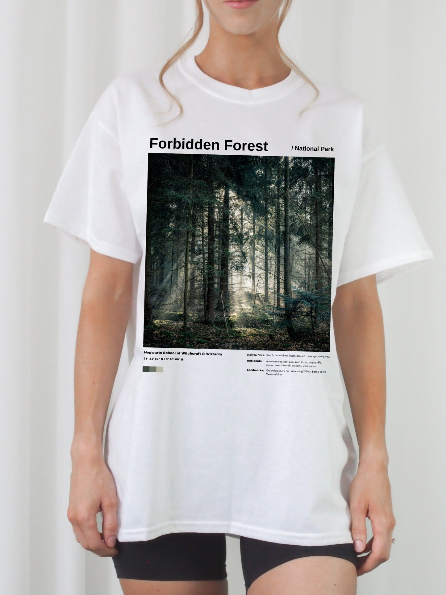 Forbidden Forest National Park Witchy Wizard Shirt Tee Tshirt * Bookish Book Lover Gift * Potter Fandom Merch