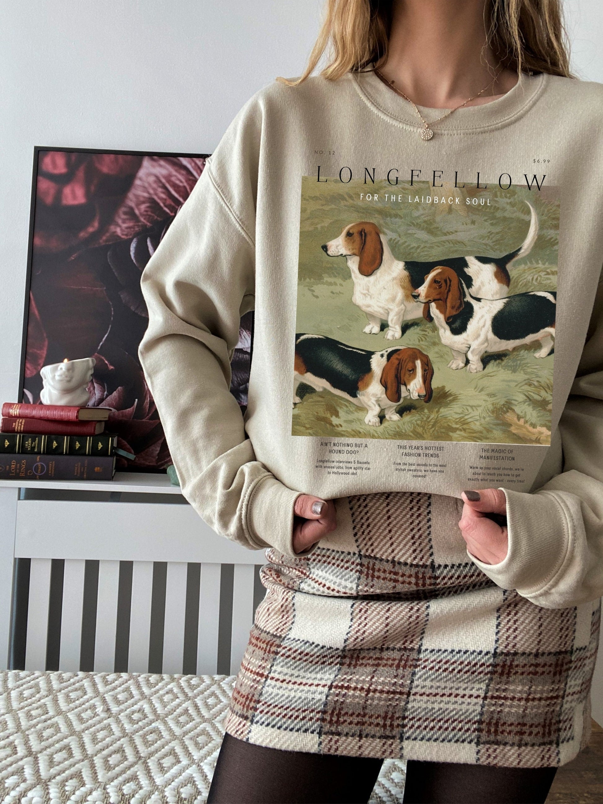 Basset Hound Dog Lover Sweatshirt * Gift for Dog Lover * Dog Mom Christmas Gift