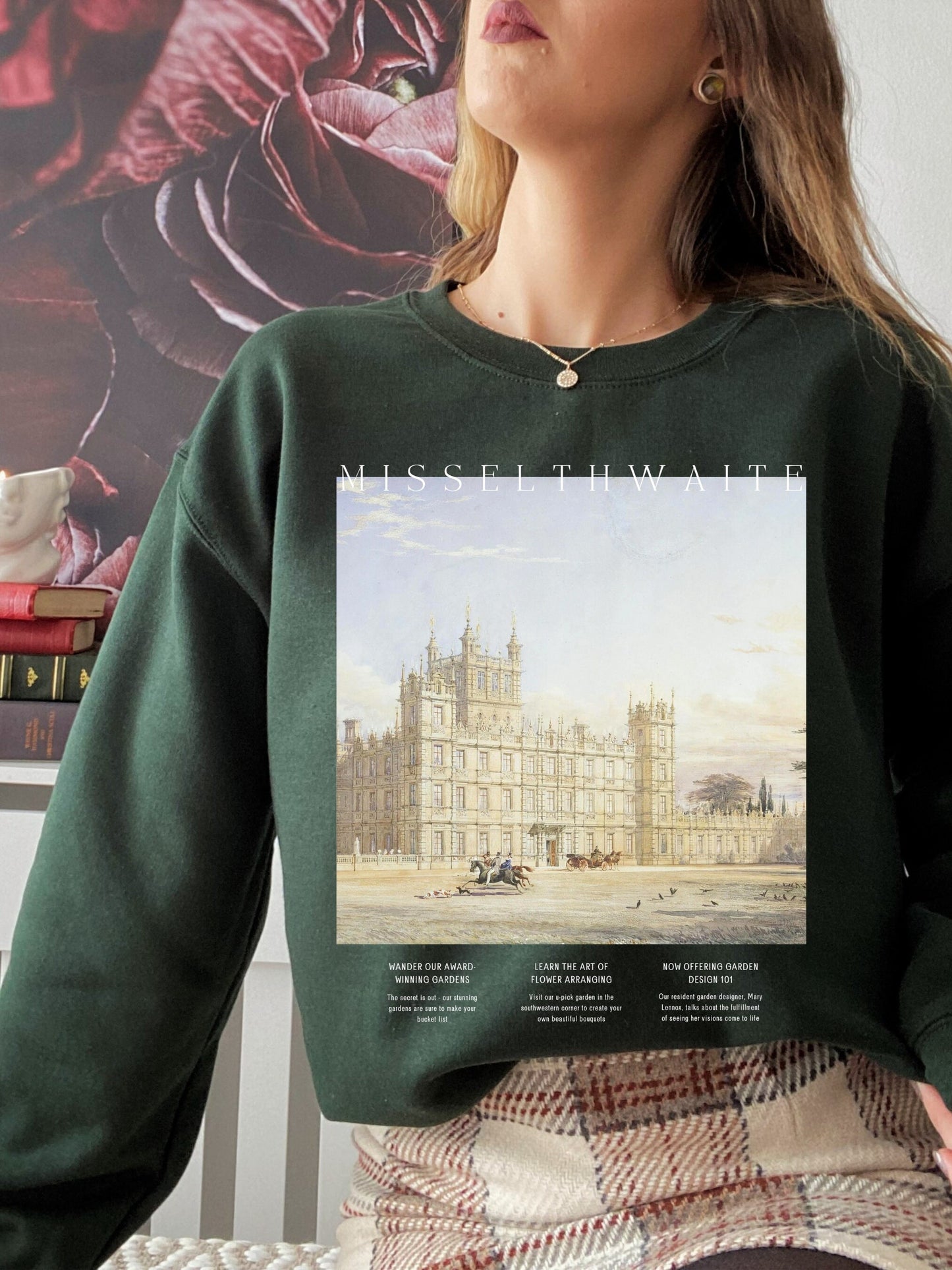 Secret Garden Francis H Burnett Sweatshirt * Literature Bookish Reader Book Lover Bookworm Christmas Gift * Cottagecore Light Academia