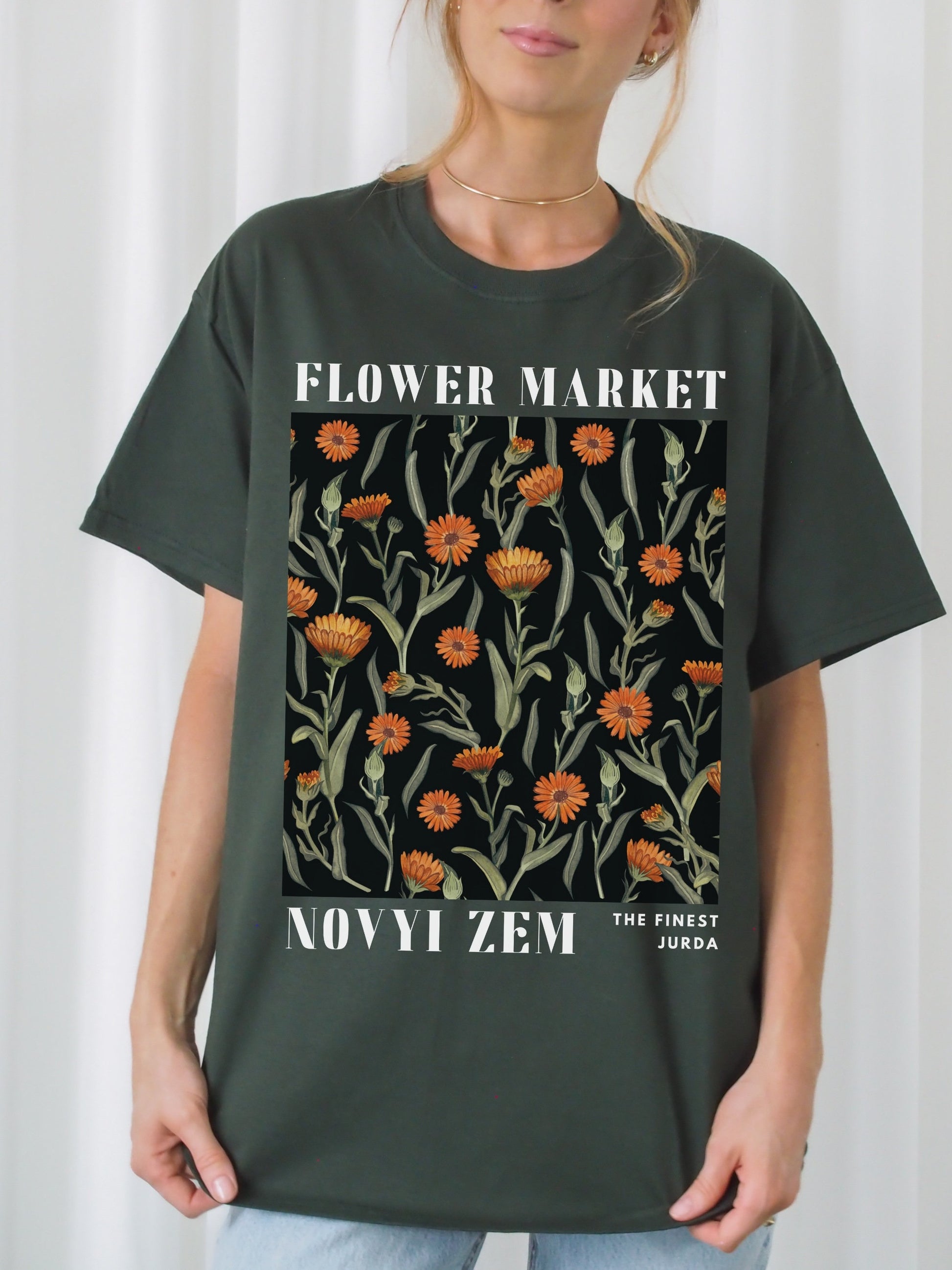 Fictional Flower Market Tee Shirt Tshirt * Crows Fandom Literature Bookish Book Lover Gift * Merch Tee * Christmas Gift