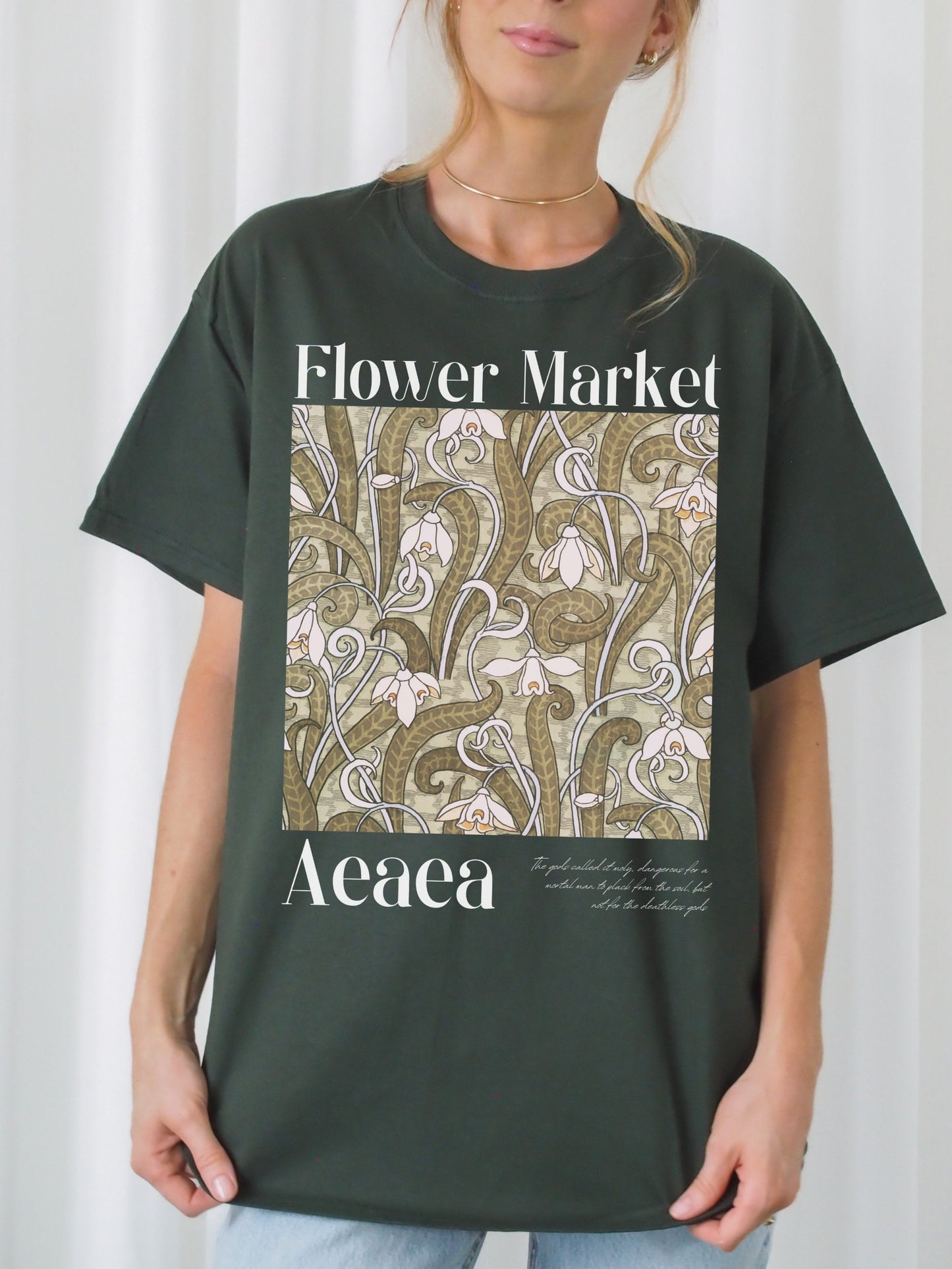 Aeaea Circe Fictional Flower Market T-shirt