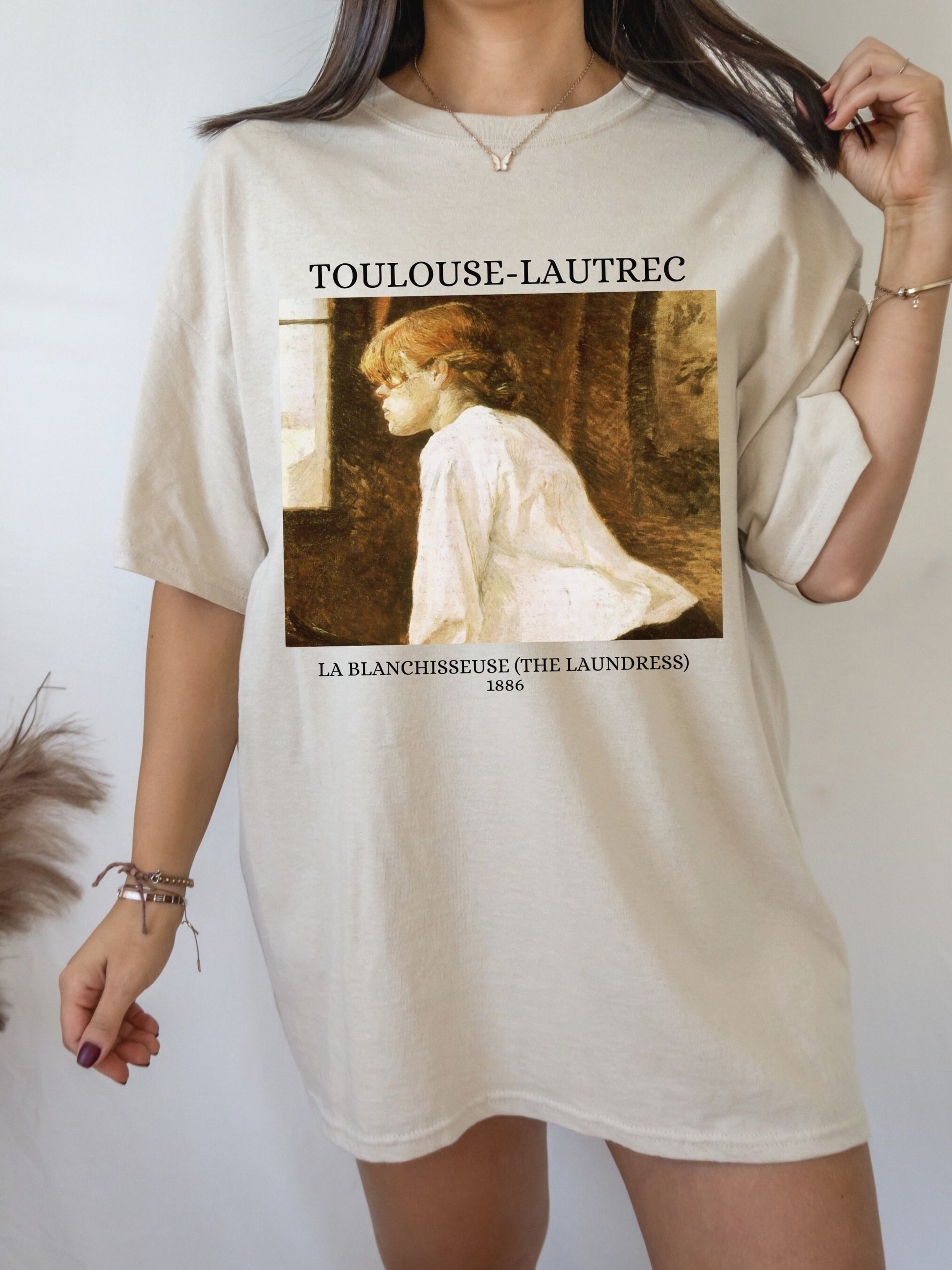 Henri de Toulouse-Lautrec Art Nouveau Post Impressionist French Painter Sweatshirt * Boho Bohemian Art Lover Gift * The Laundress