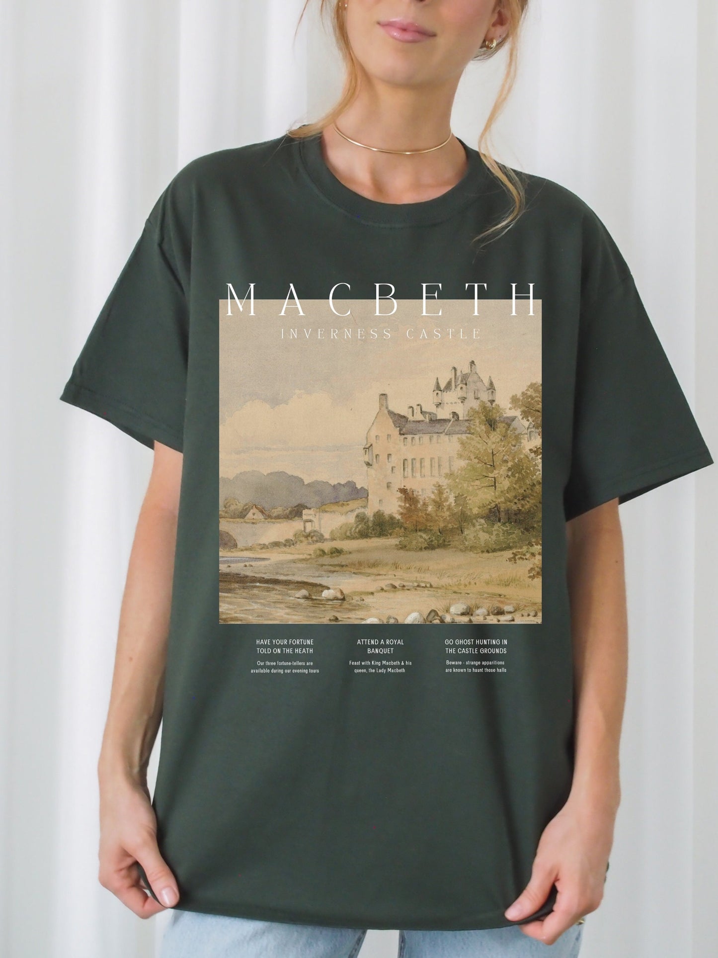 Shakespeare Macbeth Tee Shirt Tshirt * Literature Literary Bookish Shirt * Book Lover Bookworm Christmas Gift * Poet Light Dark Academia