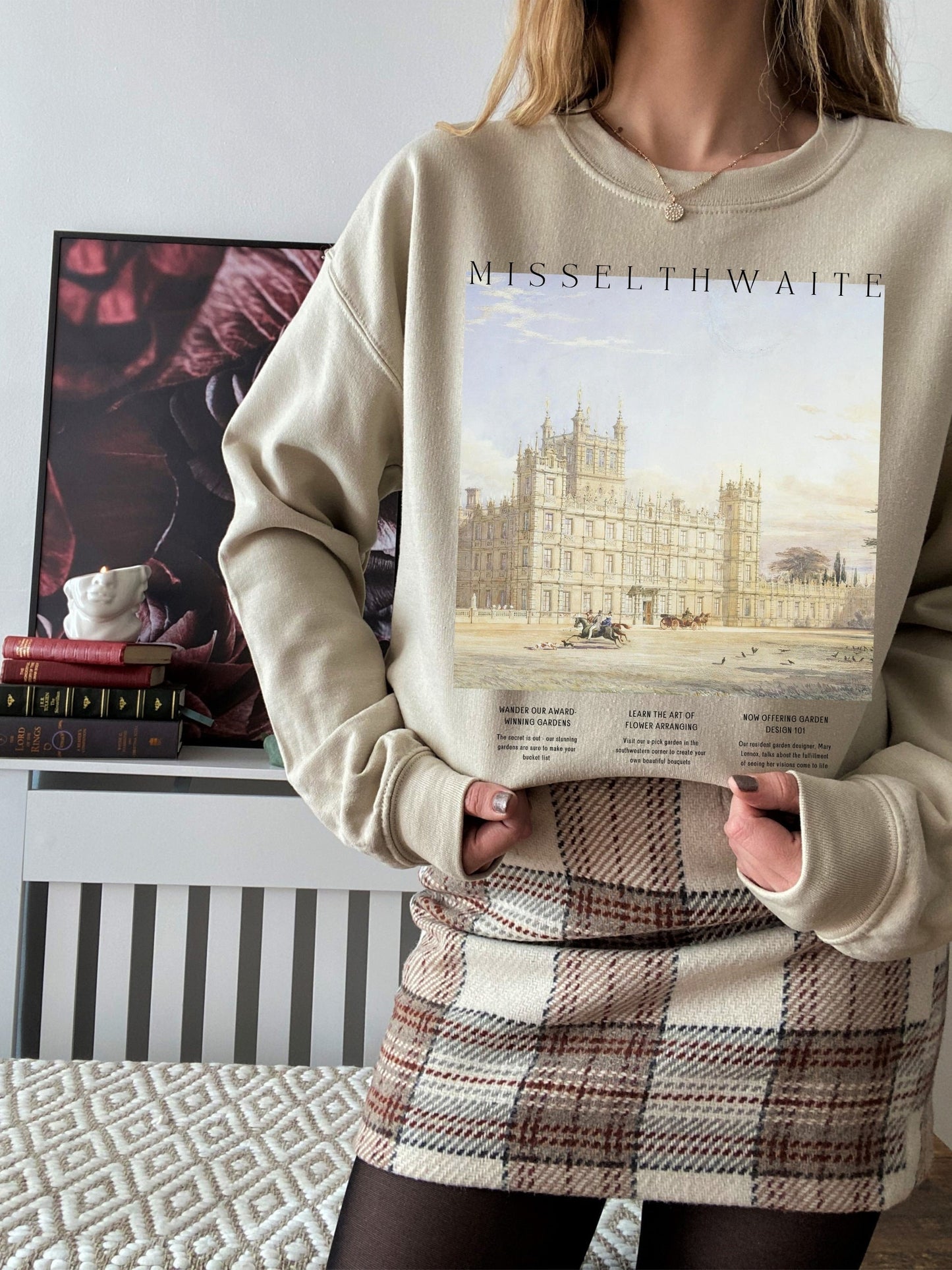 Secret Garden Francis H Burnett Sweatshirt * Literature Bookish Reader Book Lover Bookworm Christmas Gift * Cottagecore Light Academia